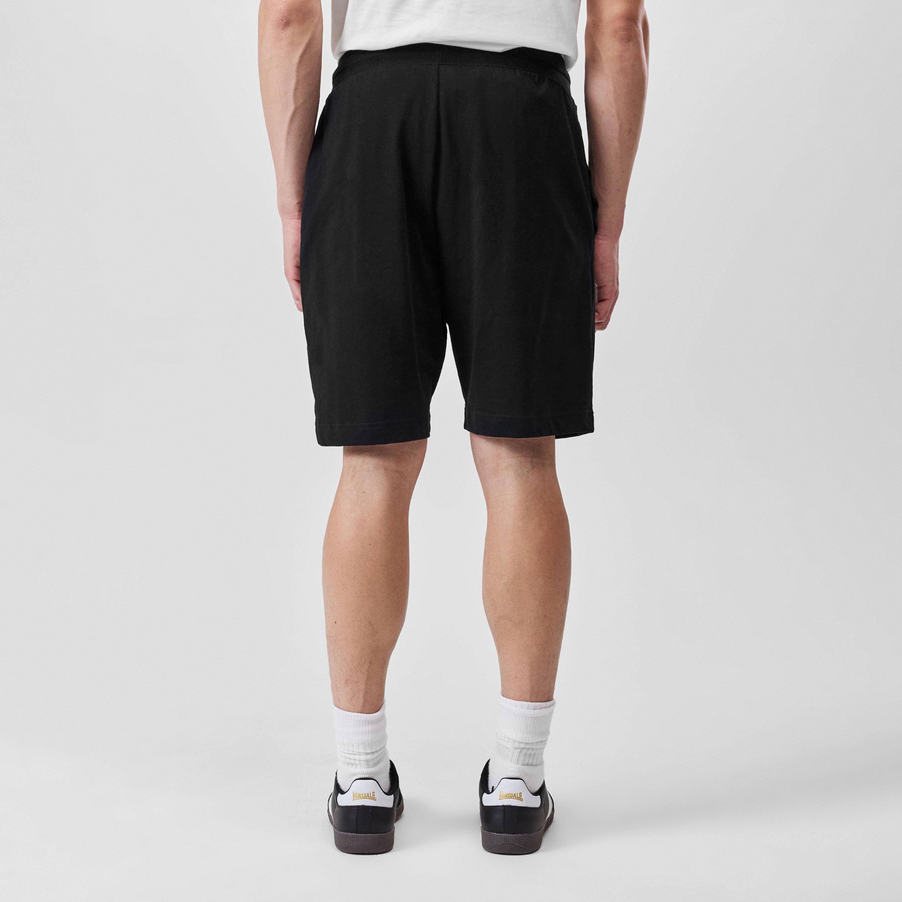 Zwart - Lonsdale - Jersey Lounge Shorts - 4