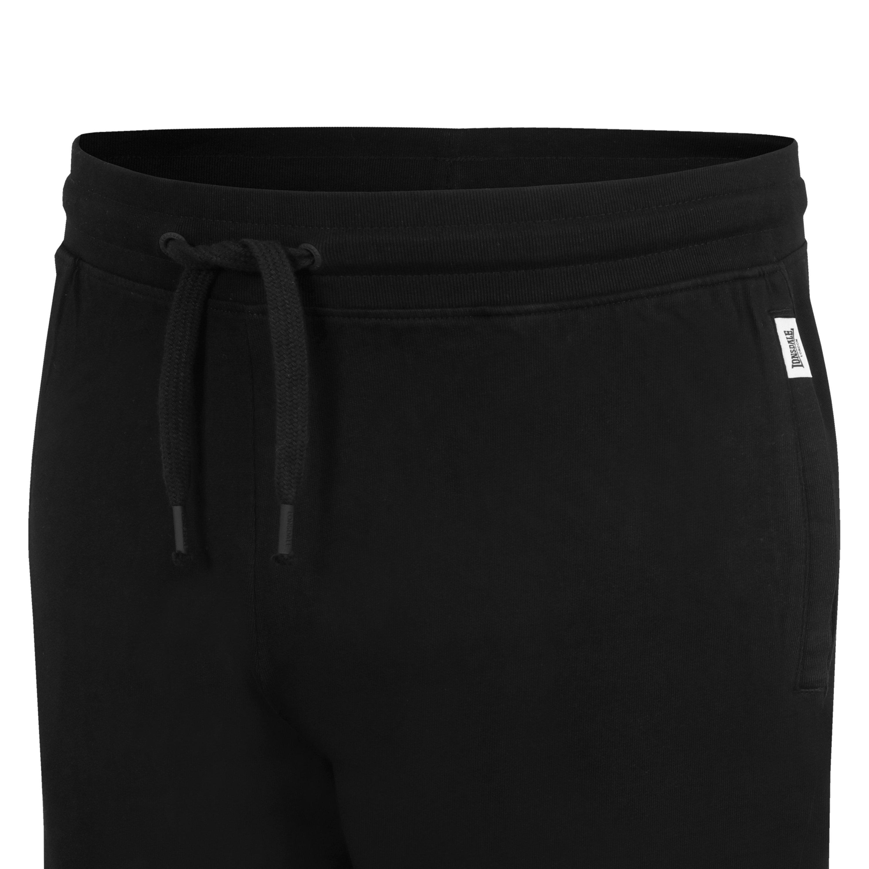 Zwart - Lonsdale - Jersey Lounge Shorts - 5
