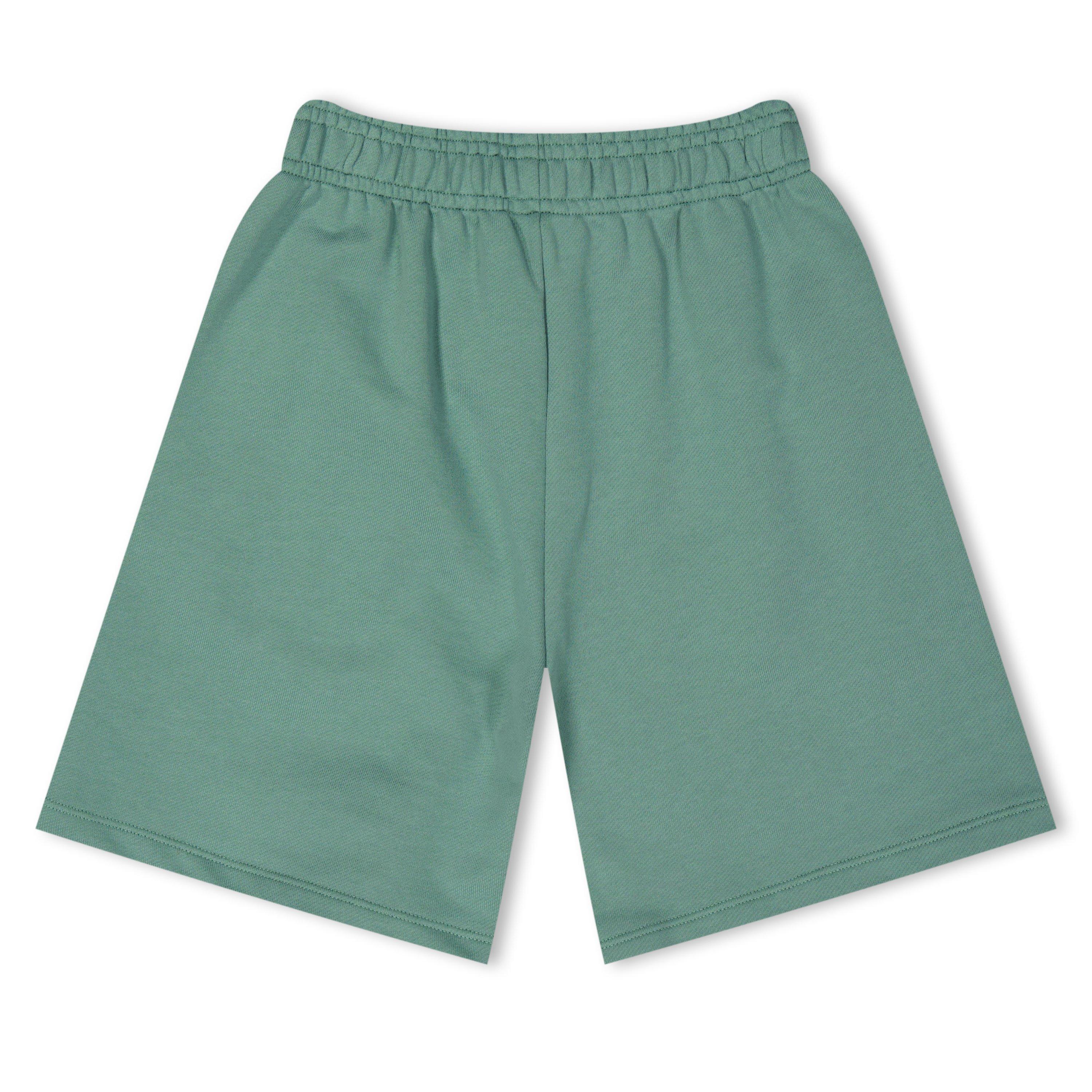 Sage 2GL20 - Versace - Kids' Flower Logo Fleece Jogger Shorts - 2