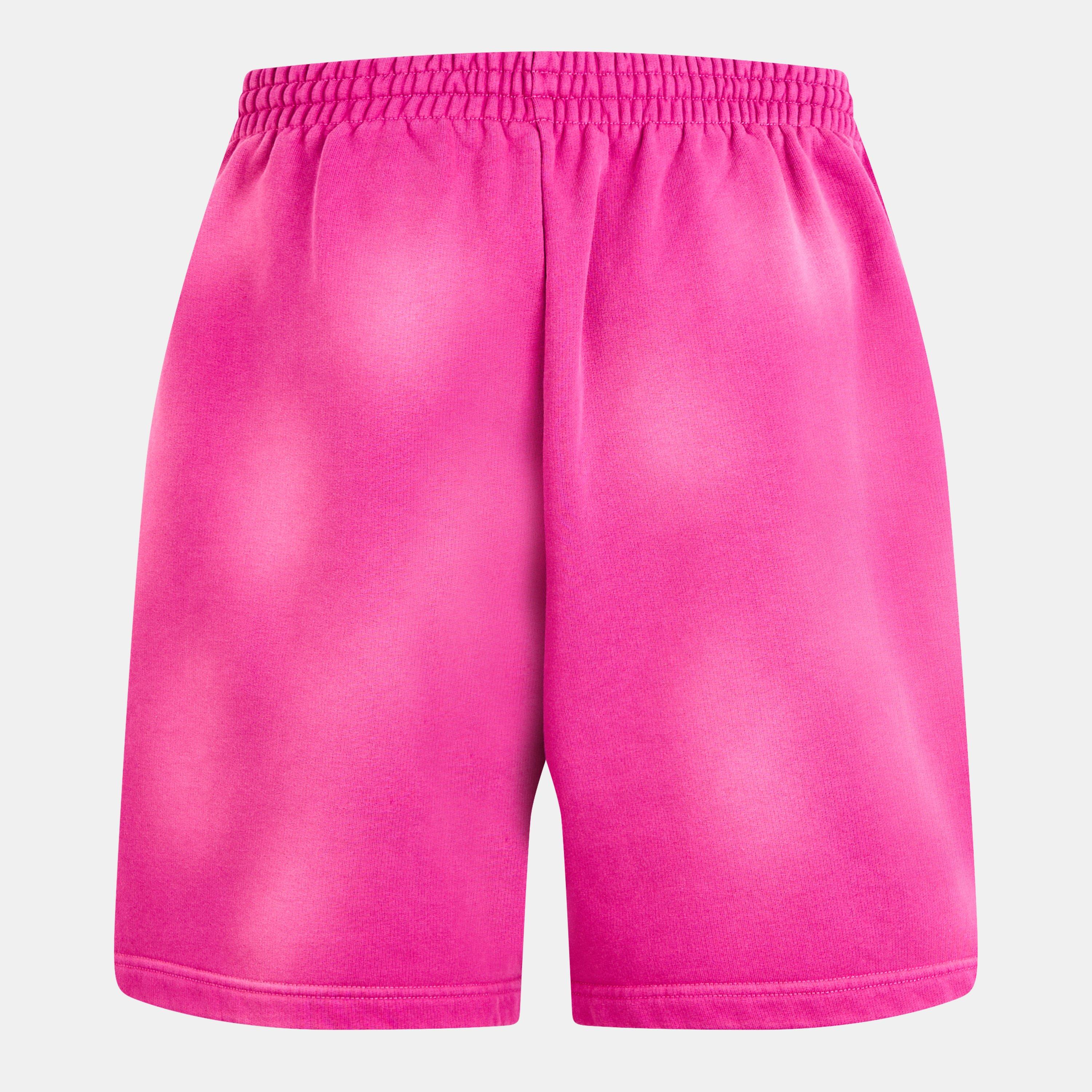 Dark Fuschia/Wt - Balenciaga - Political Sweat Shorts - 2