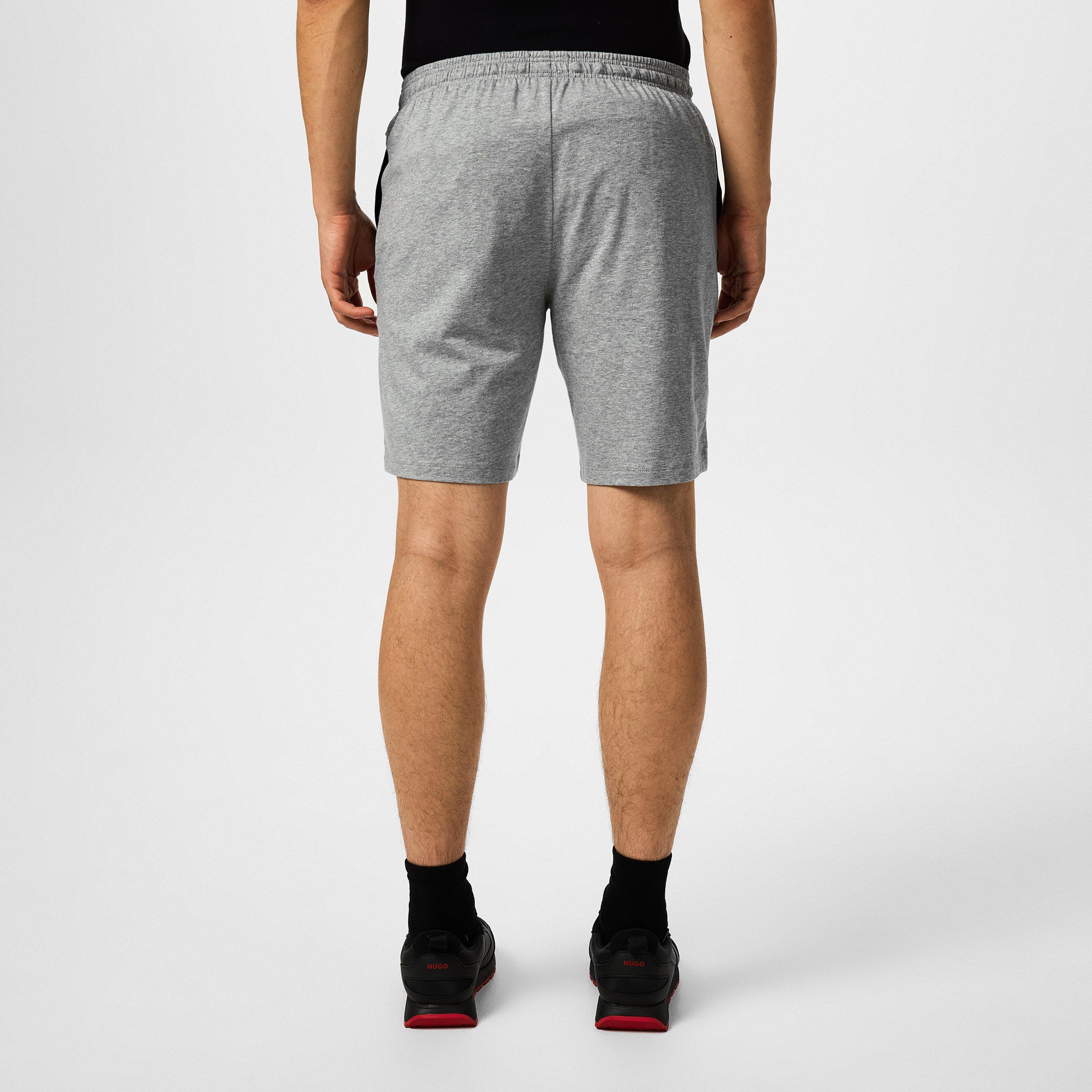 Medium Grey 033 - Boss - Men's MixMatch Short Elasticated Waistband Drawstring Shorts - 4