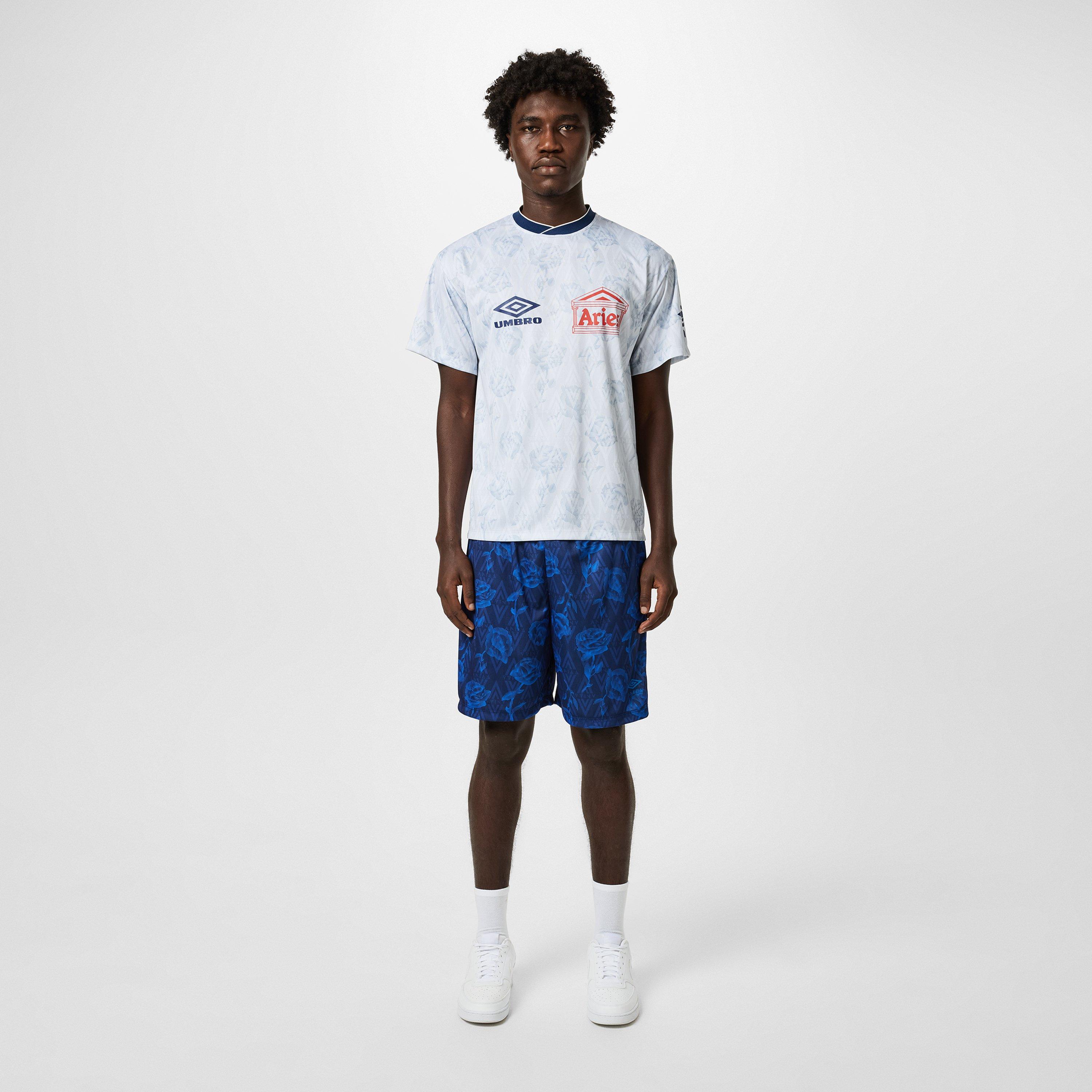 Blue - Aries - X Umbro Rose Football Shorts - 4