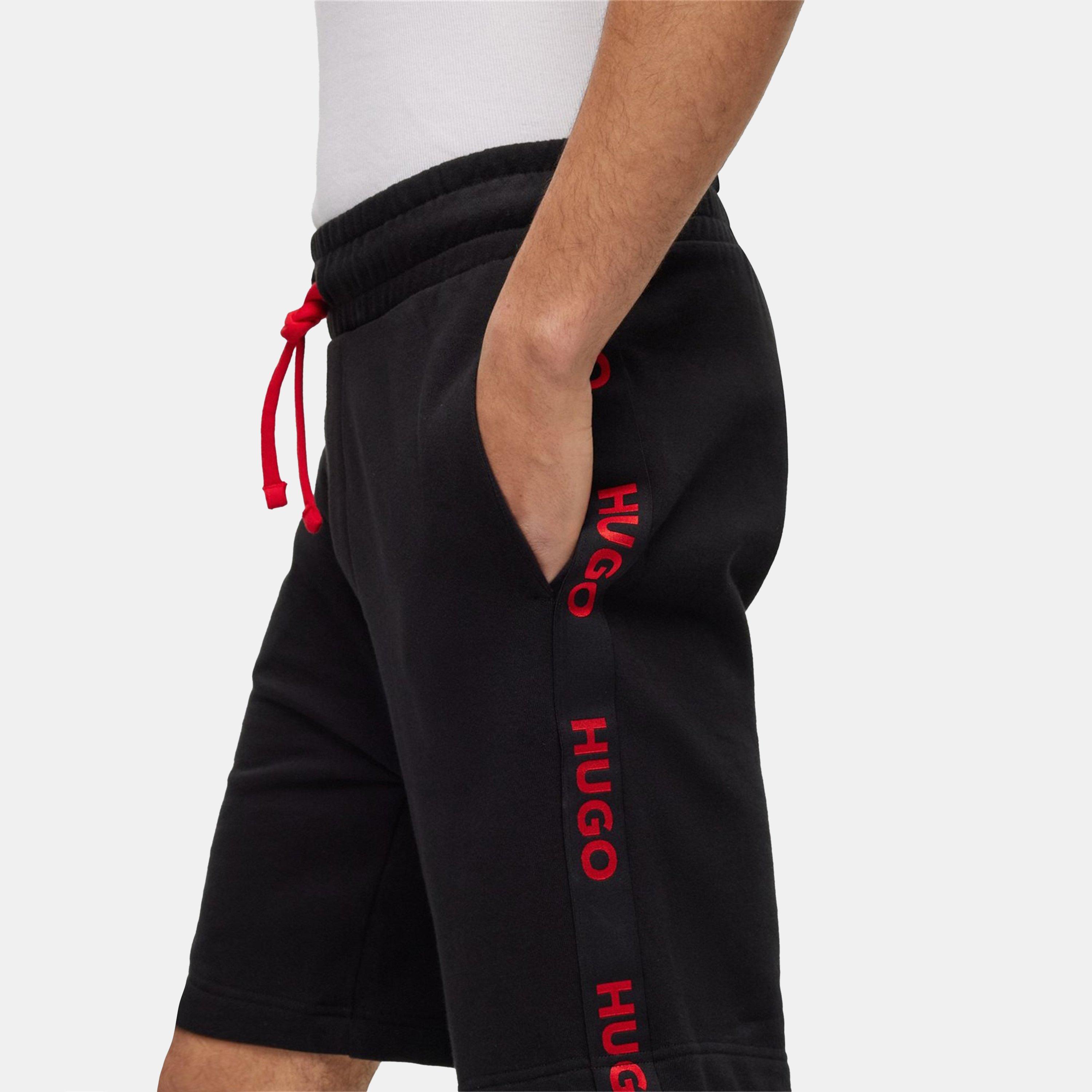 Zwart - Hugo - Sporty Logo Shorts Mens - 5