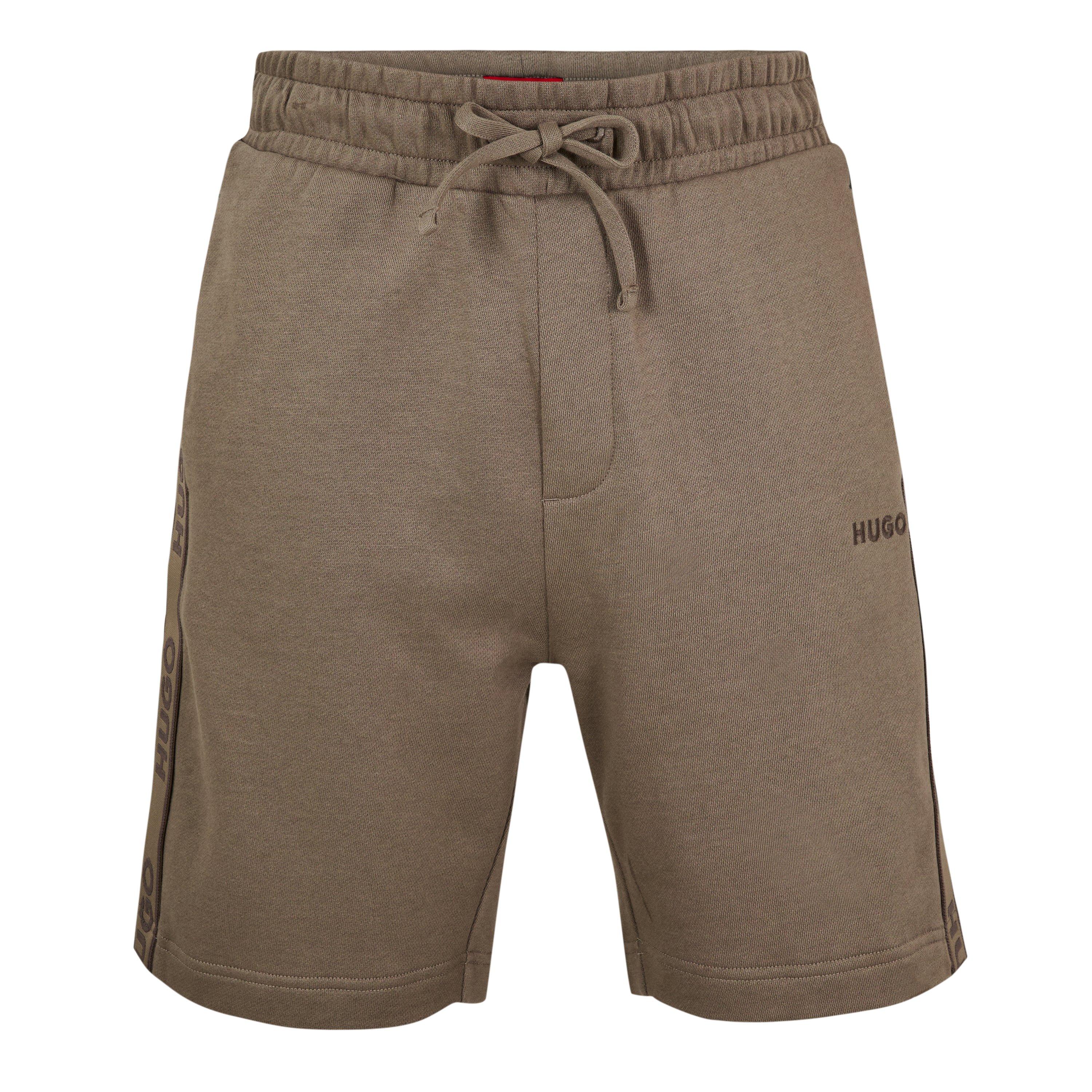 Mens HUGO Bodywear Sporty Logo Shorts with Logo Tape Detail