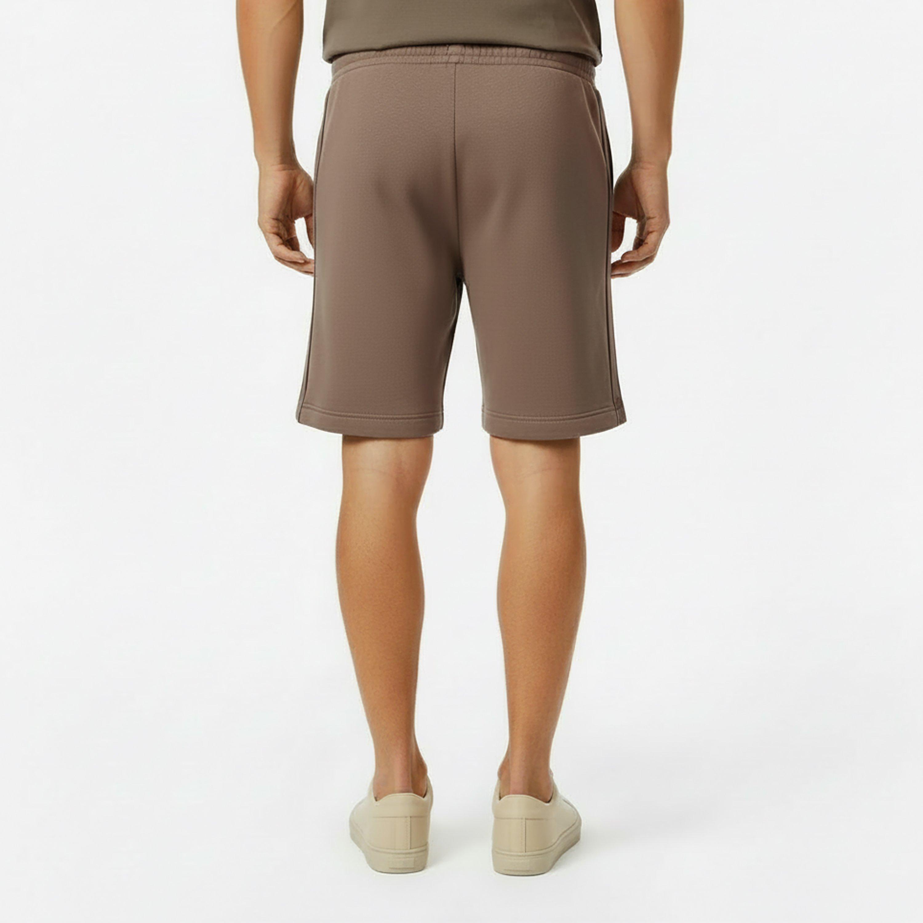 Beige 219 - Hugo - Mens HUGO Bodywear Sporty Logo Shorts with Logo Tape Detail - 4