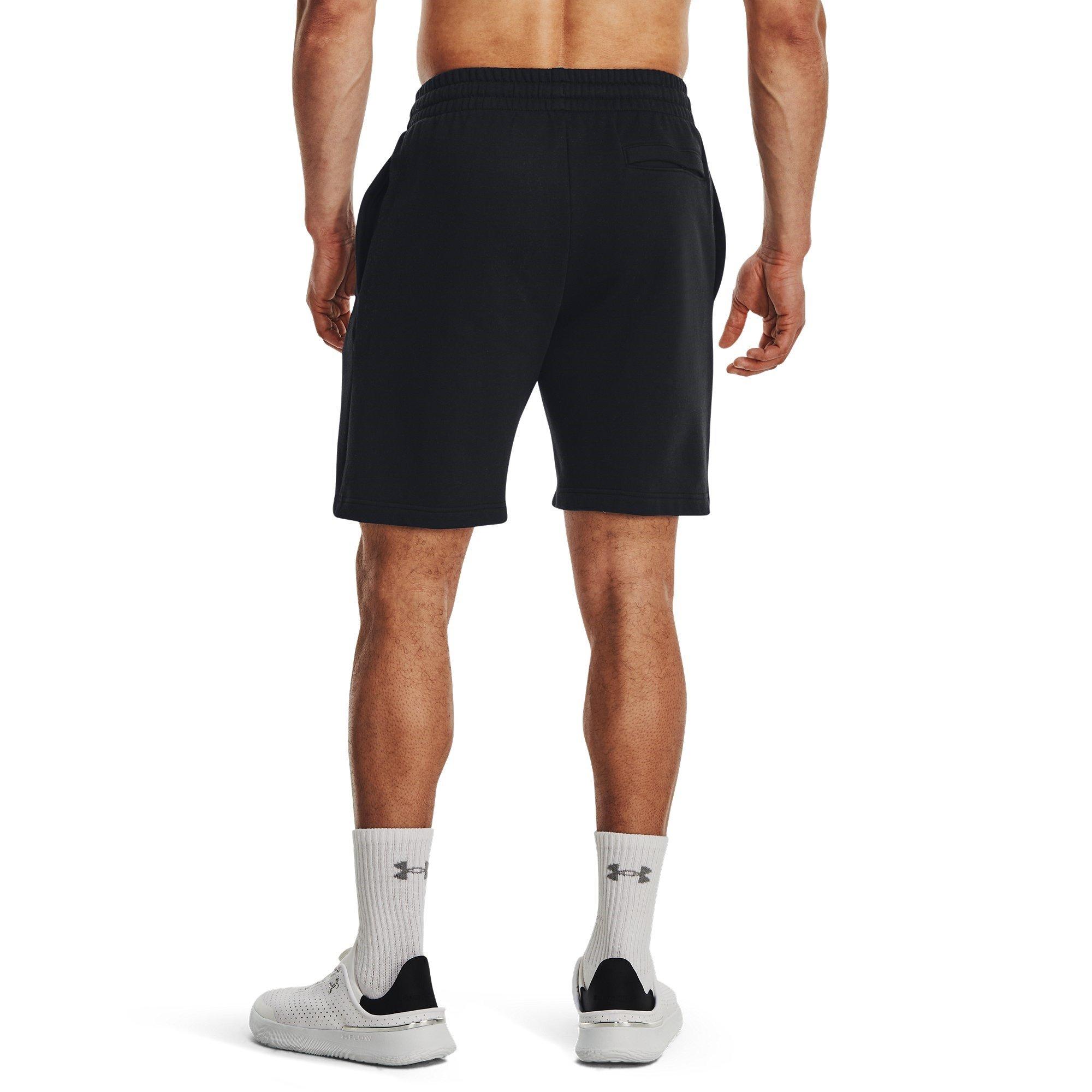 Black - Under Armour - Armour UA Rival Fleece Shorts Men's - 4