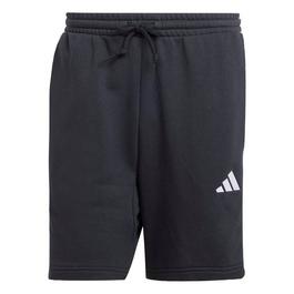 adidas Essentials 3 Stripe Fleece Shorts Mens