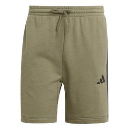 adidas Essentials 3 Stripe Fleece Shorts Mens