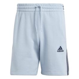 adidas Essentials 3 Stripe Fleece Shorts Mens