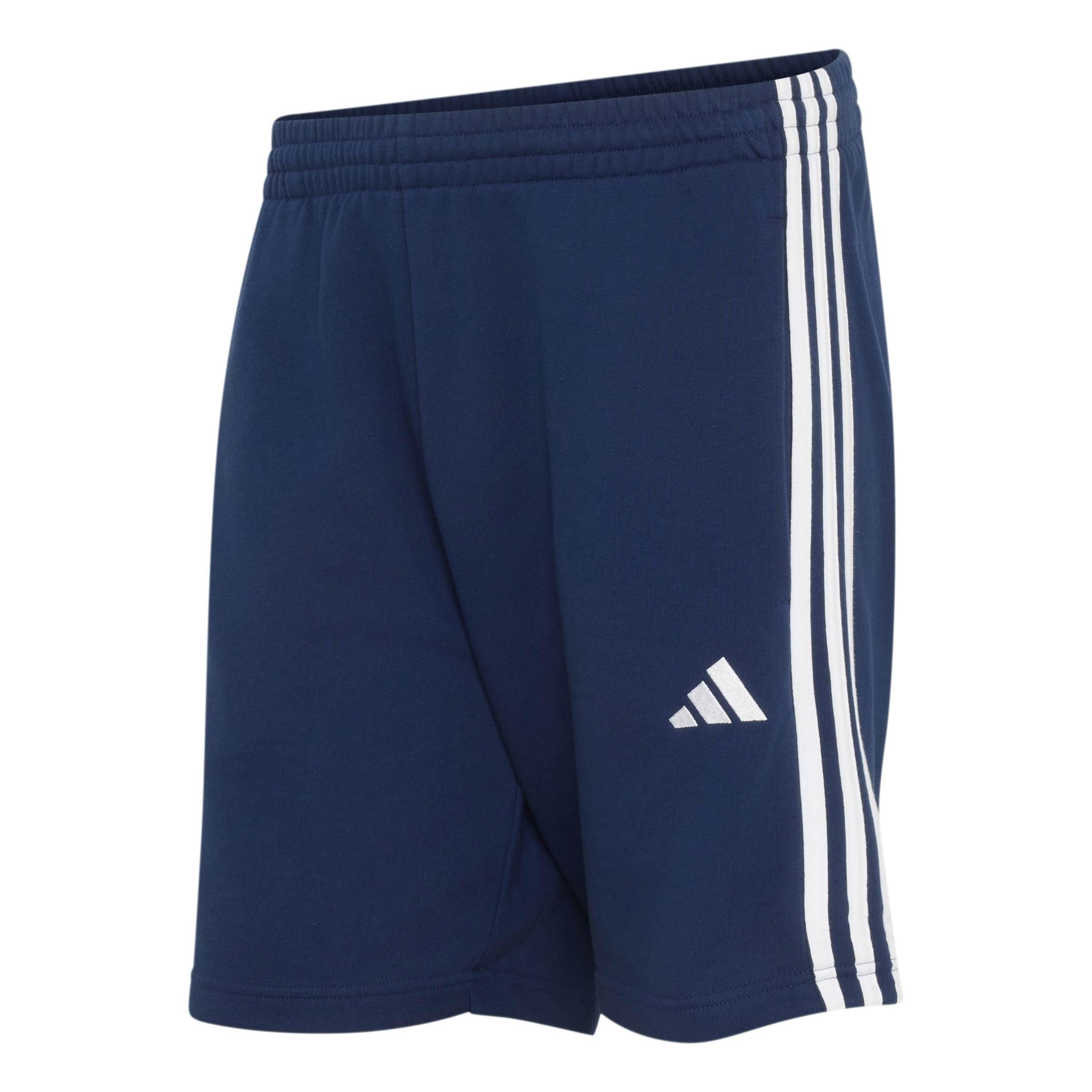 adidas Essentials 3 Stripe Fleece Shorts Mens