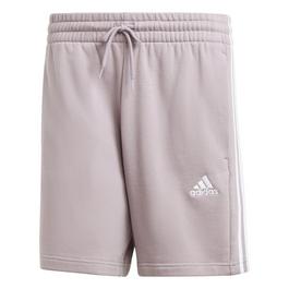 adidas Essentials 3 Stripe Fleece Shorts Mens