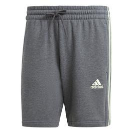 adidas Essentials 3 Stripe Fleece Shorts Mens