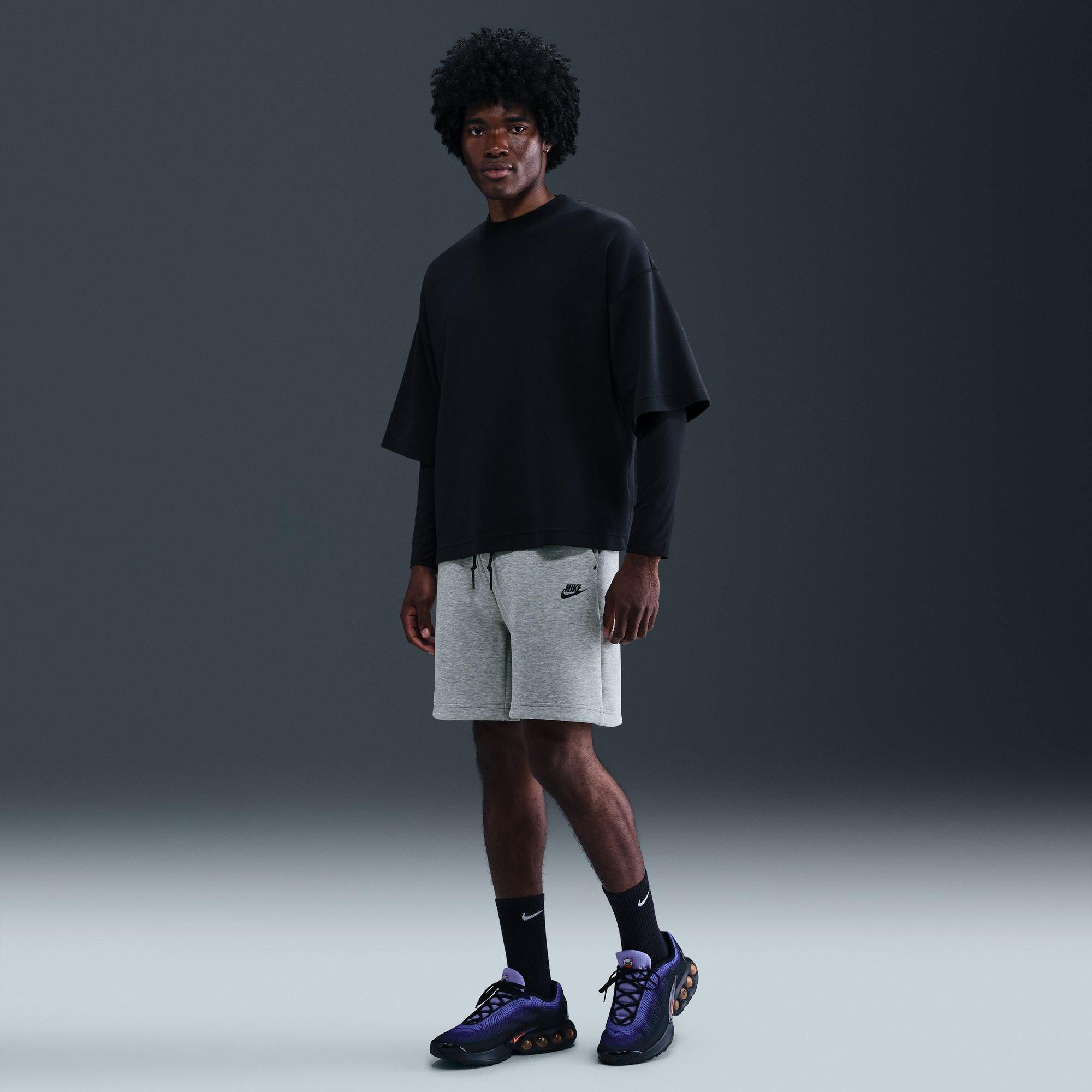 Gris - Nike - Sportswear Tech Fleece Shorts Mens - 11