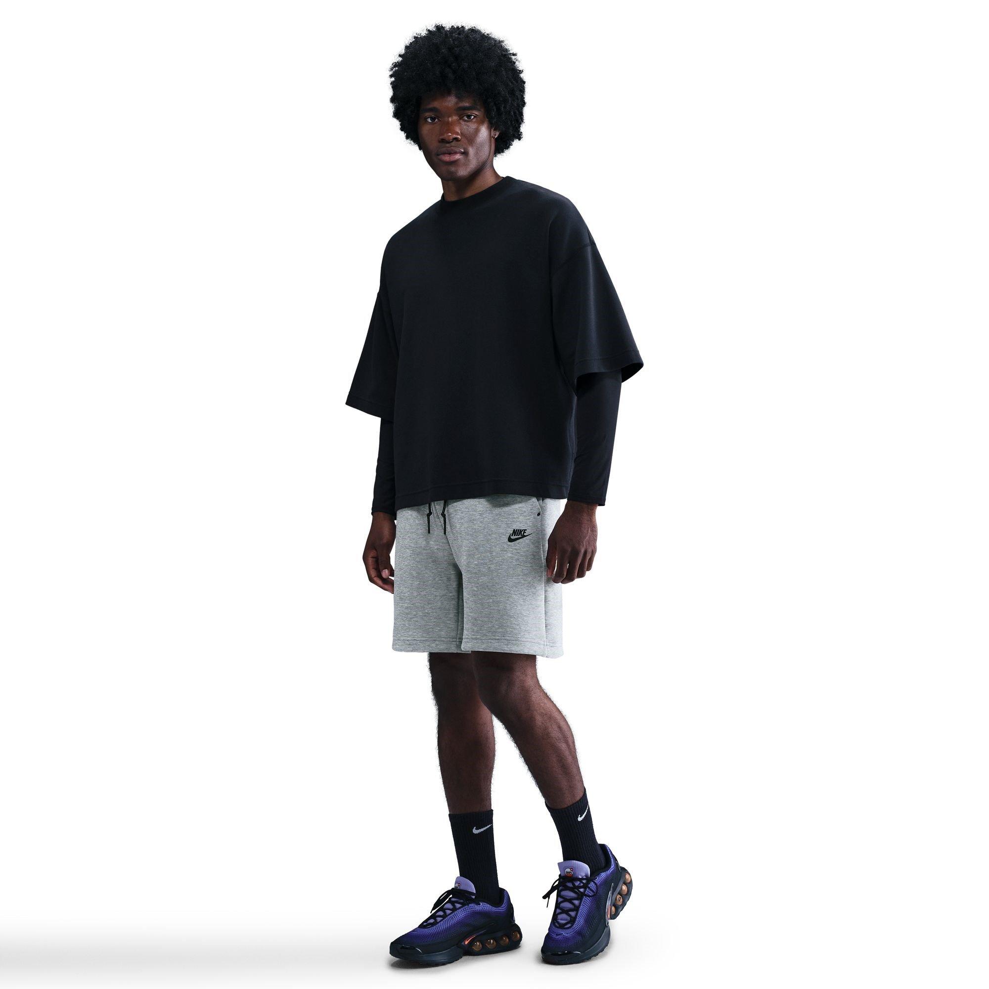 Gris - Nike - Sportswear Tech Fleece Shorts Mens - 3