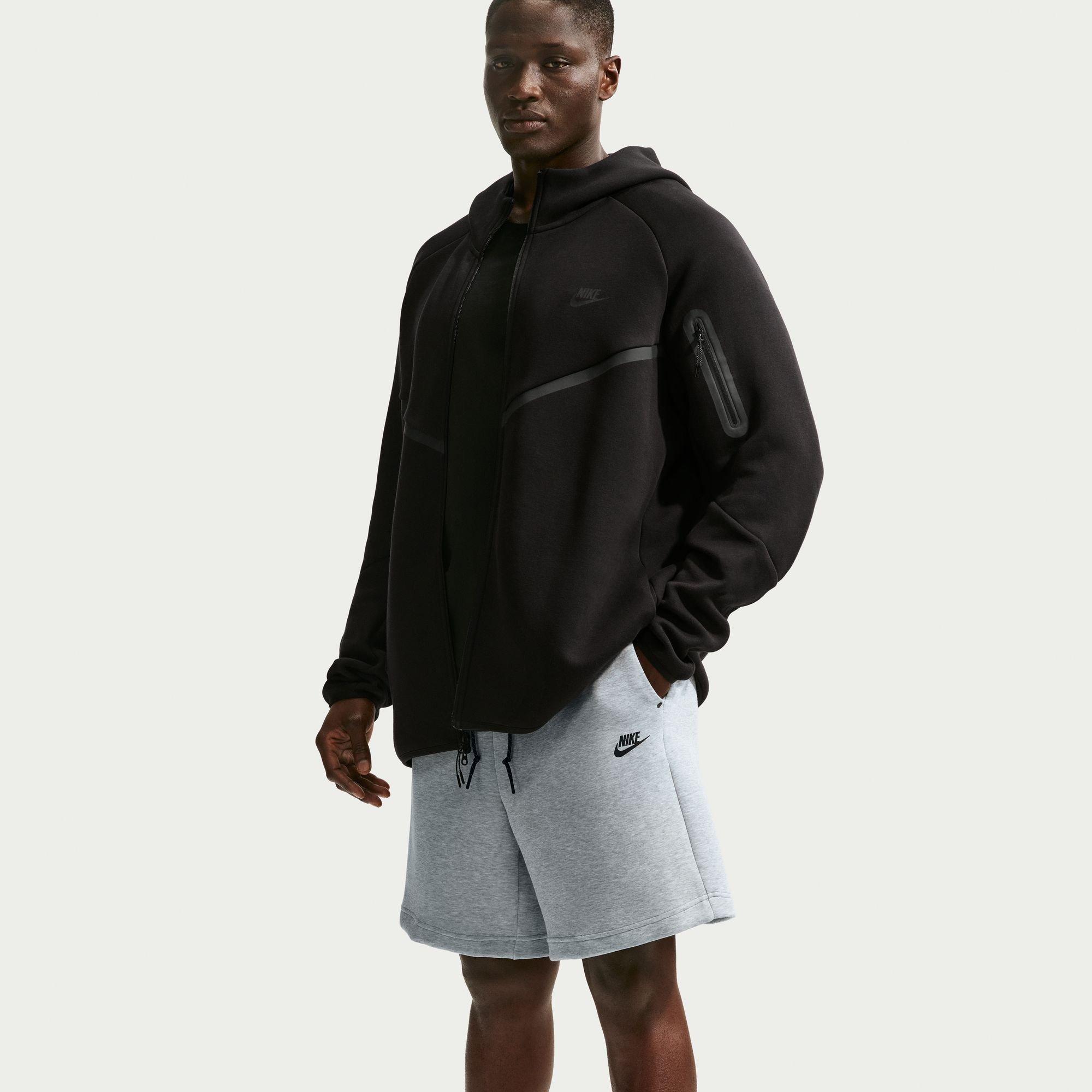 Gris - Nike - Sportswear Tech Fleece Shorts Mens - 9