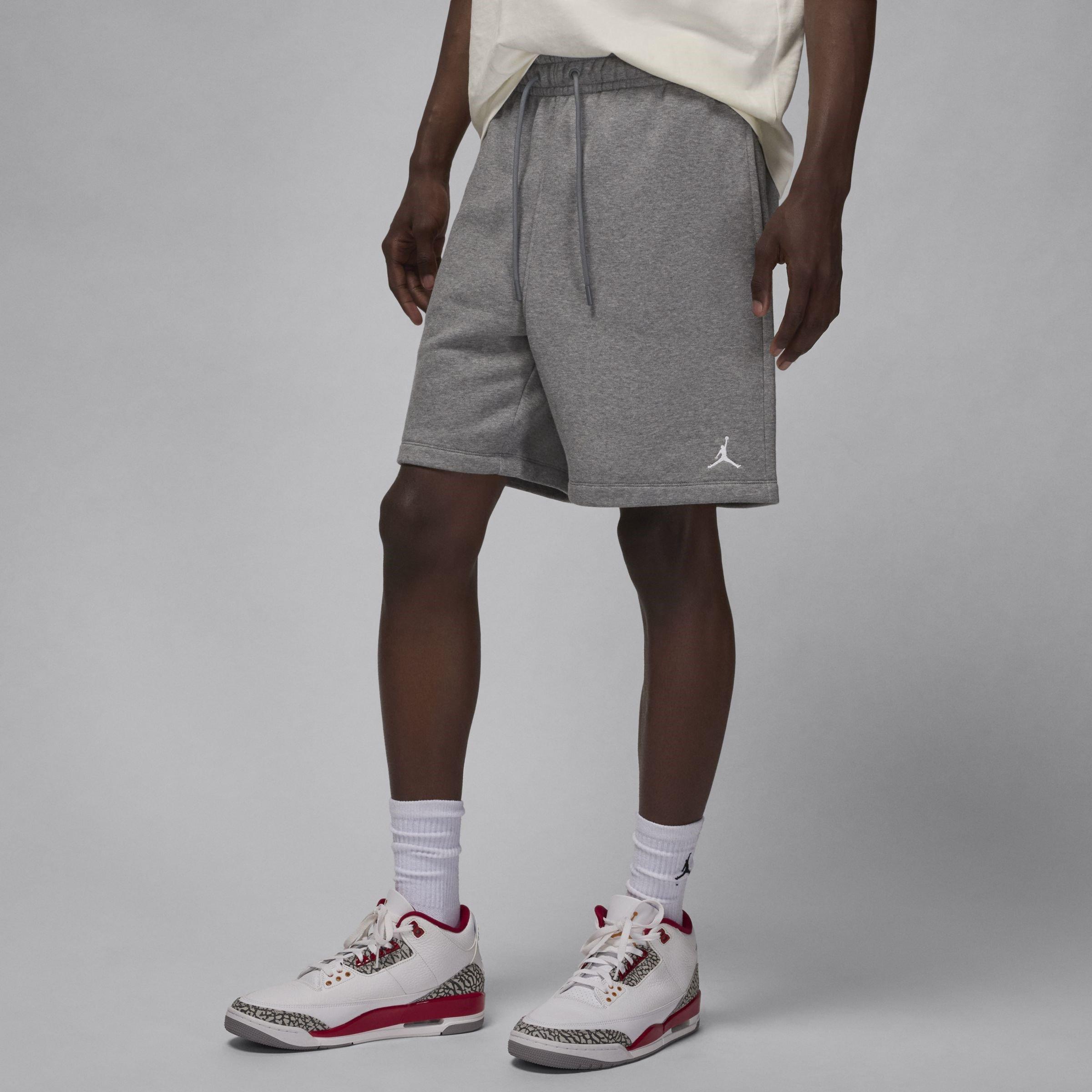 Carbon/White - Air Jordan - AJ Brooklyn Fleece Shorts Mens - 3