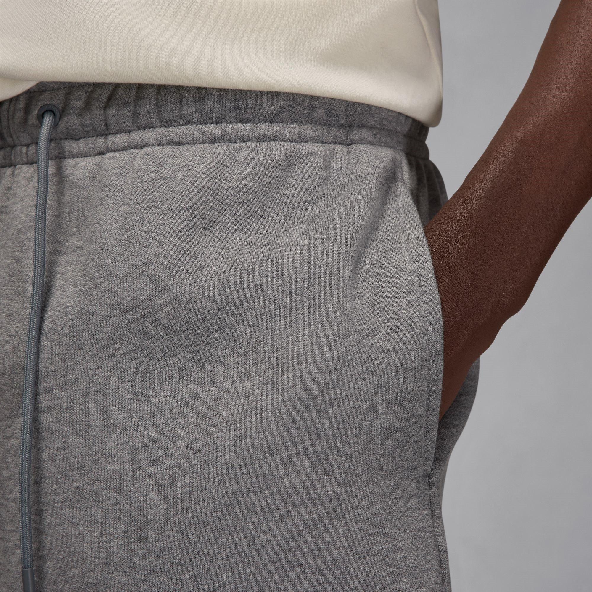 Carbon/White - Air Jordan - AJ Brooklyn Fleece Shorts Mens - 4