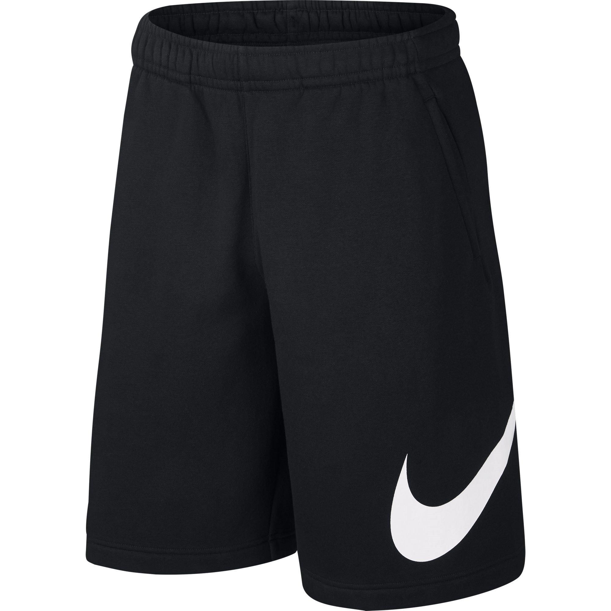 Crno/Bijelo - Nike - Sportswear Club Men's Graphic Shorts - 1