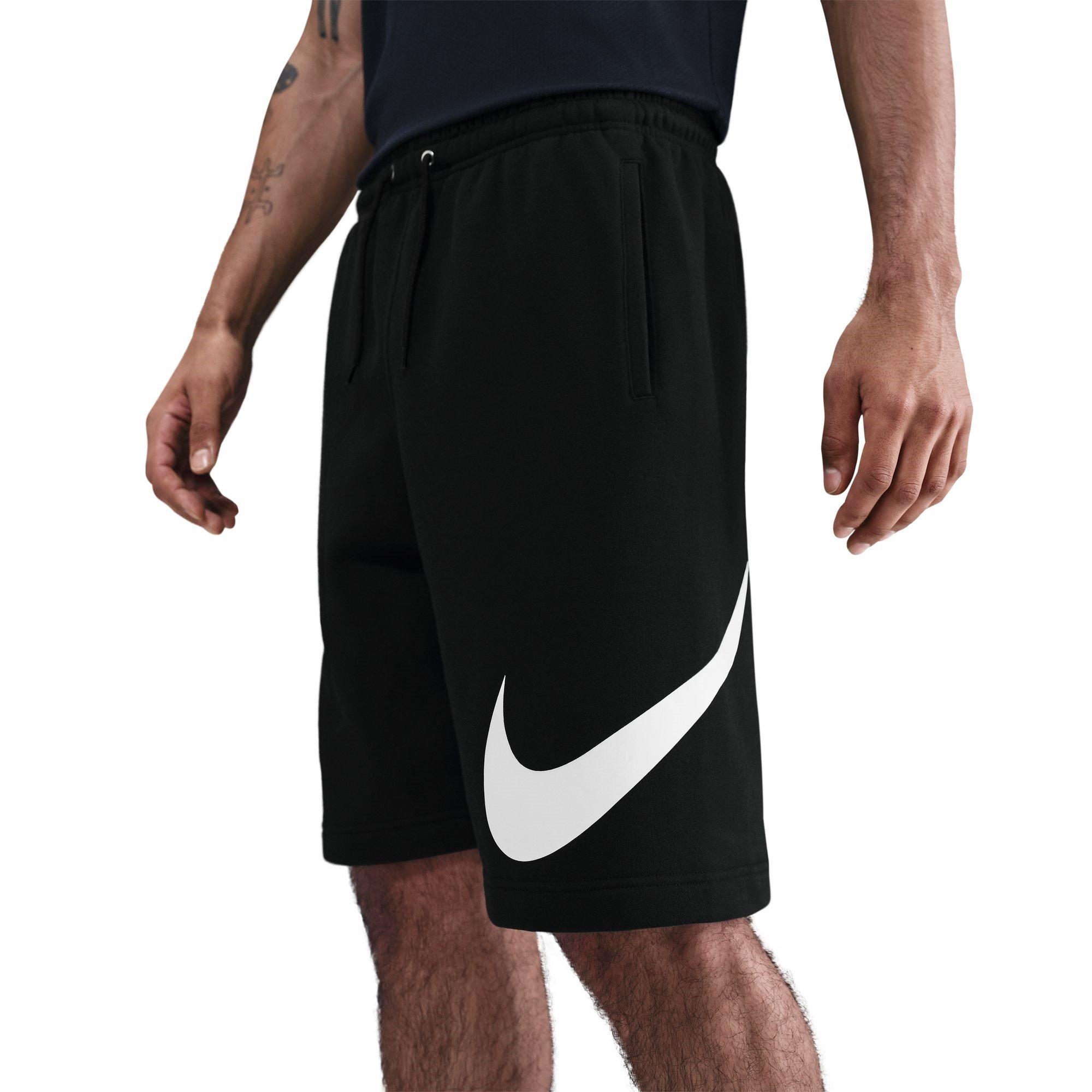 Schwarz/Weiß - Nike - Sportswear Club Men's Graphic Shorts - 3