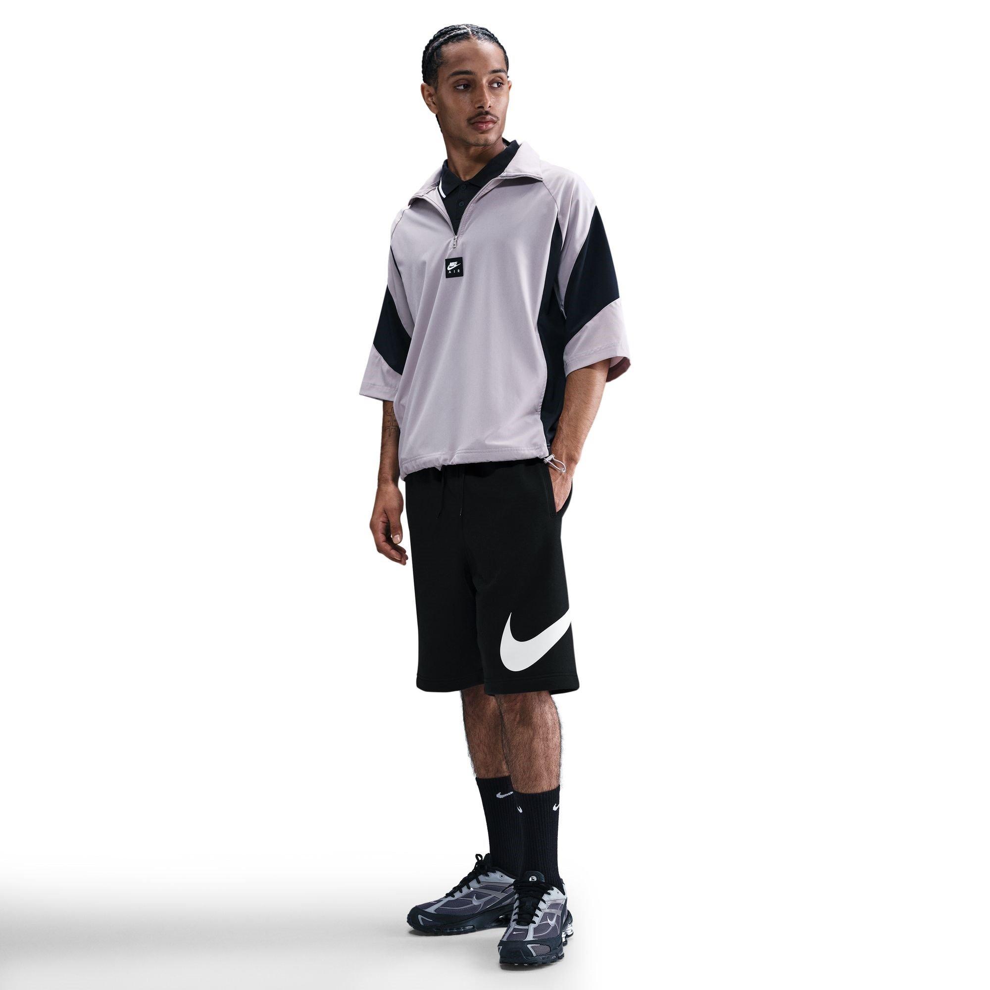 Schwarz/Weiß - Nike - Sportswear Club Men's Graphic Shorts - 5