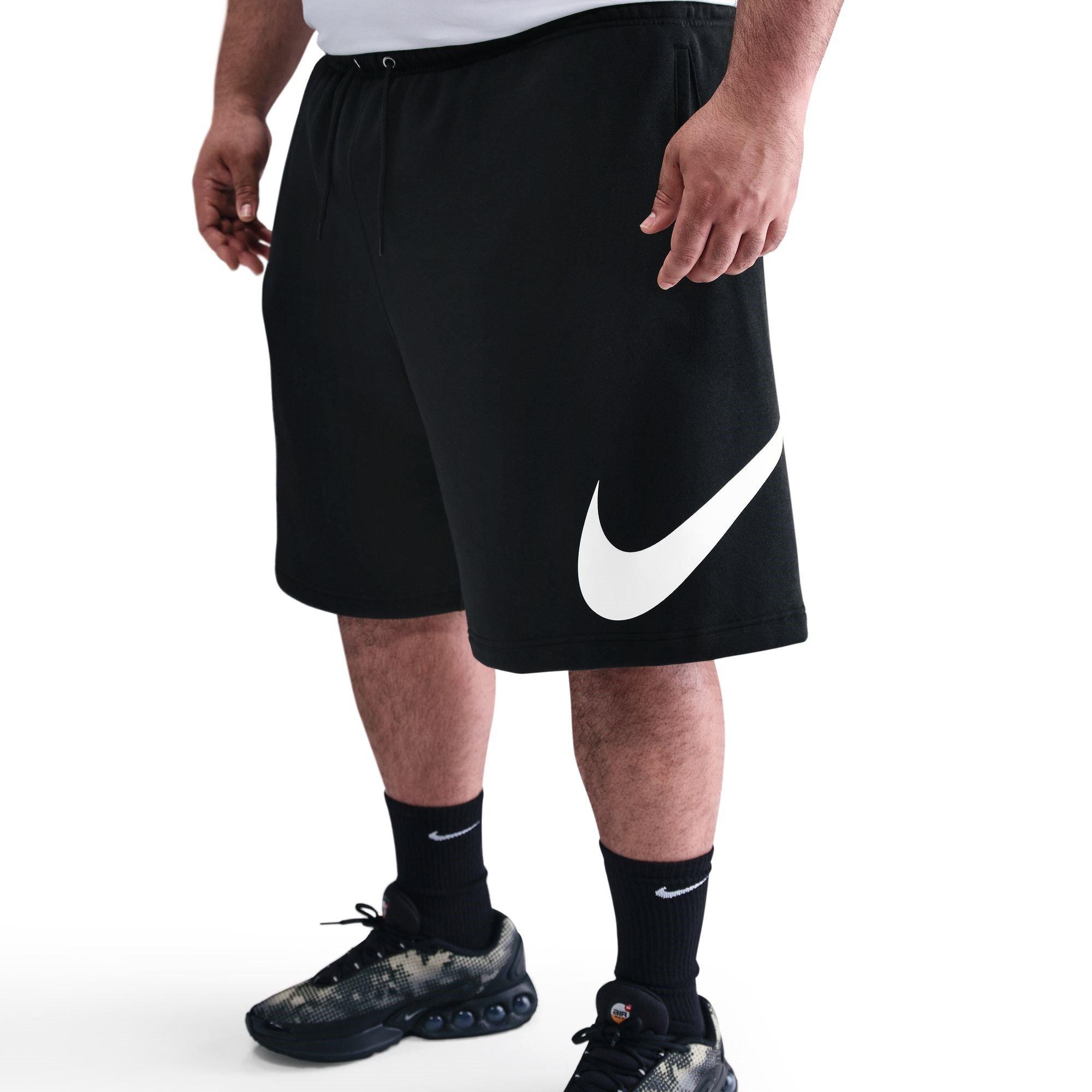 Schwarz/Weiß - Nike - Sportswear Club Men's Graphic Shorts - 9