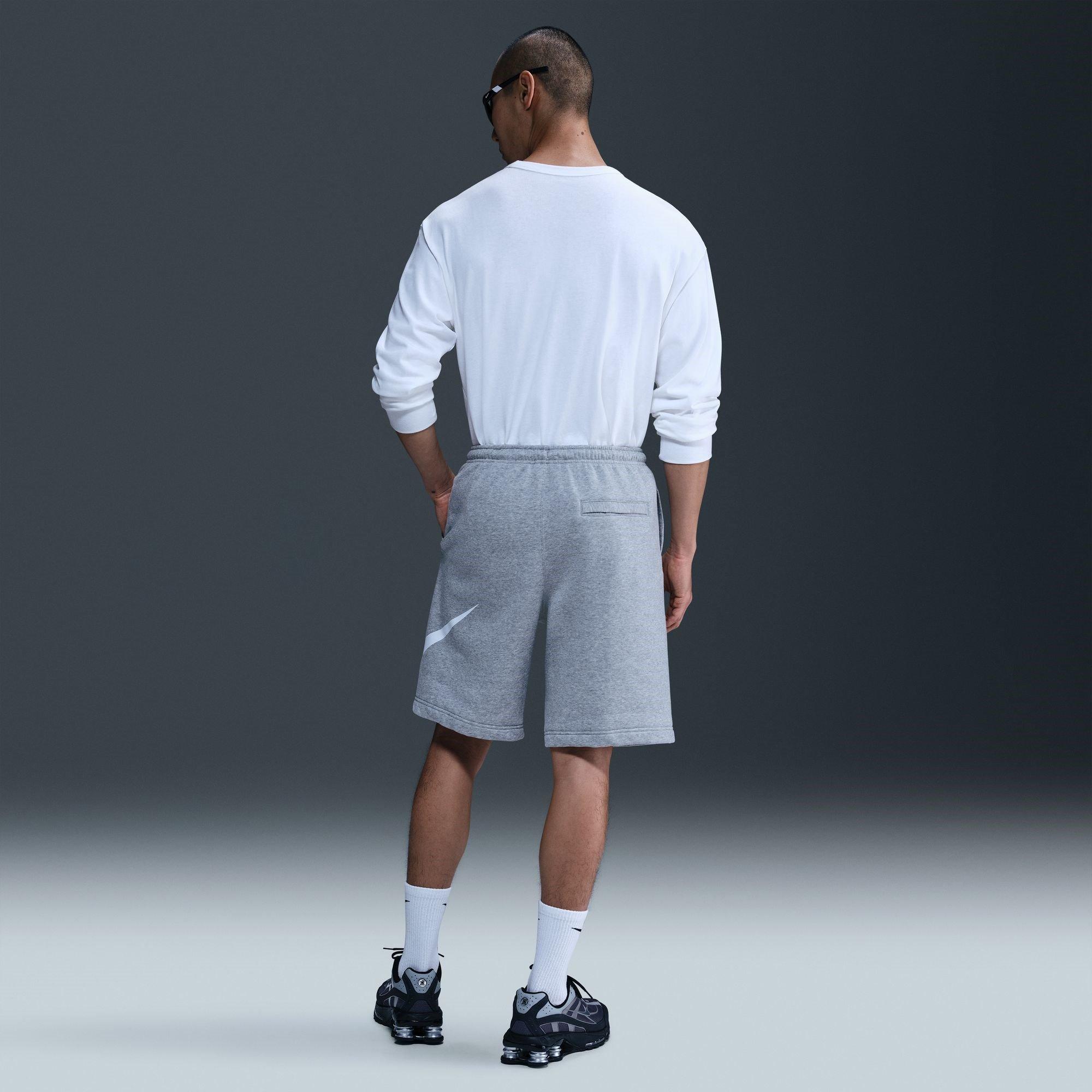 Tamno sive/bijele - Nike - Sportswear Club Men's Graphic Shorts - 11