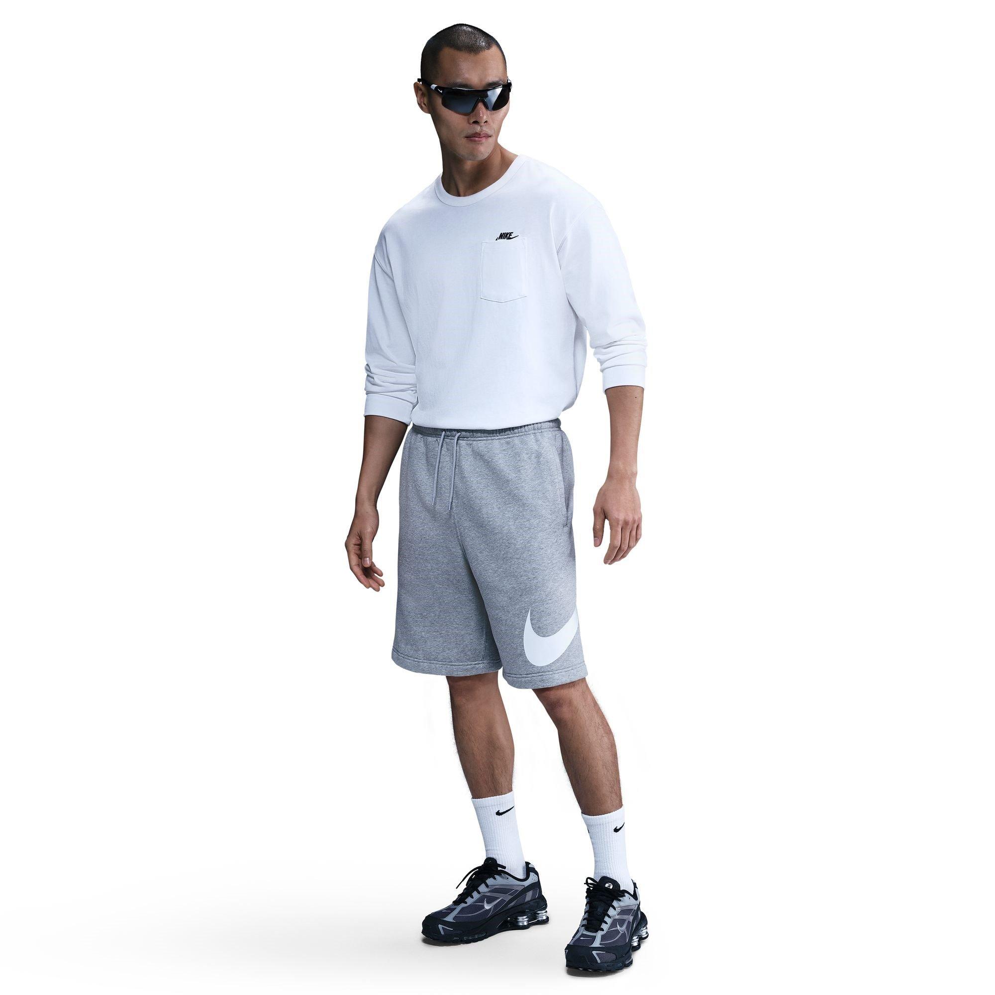Tamno sive/bijele - Nike - Sportswear Club Men's Graphic Shorts - 3