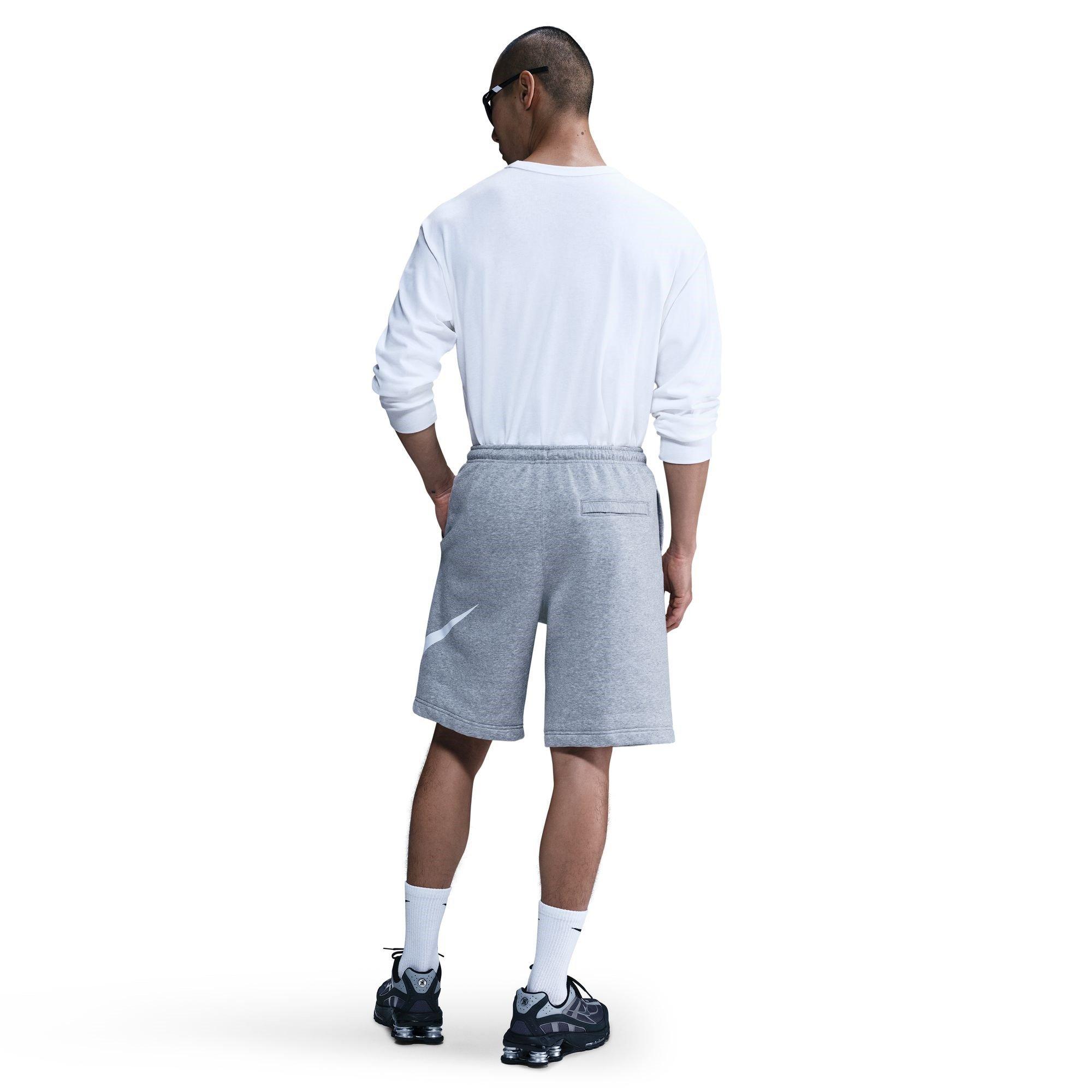 Tamno sive/bijele - Nike - Sportswear Club Men's Graphic Shorts - 4