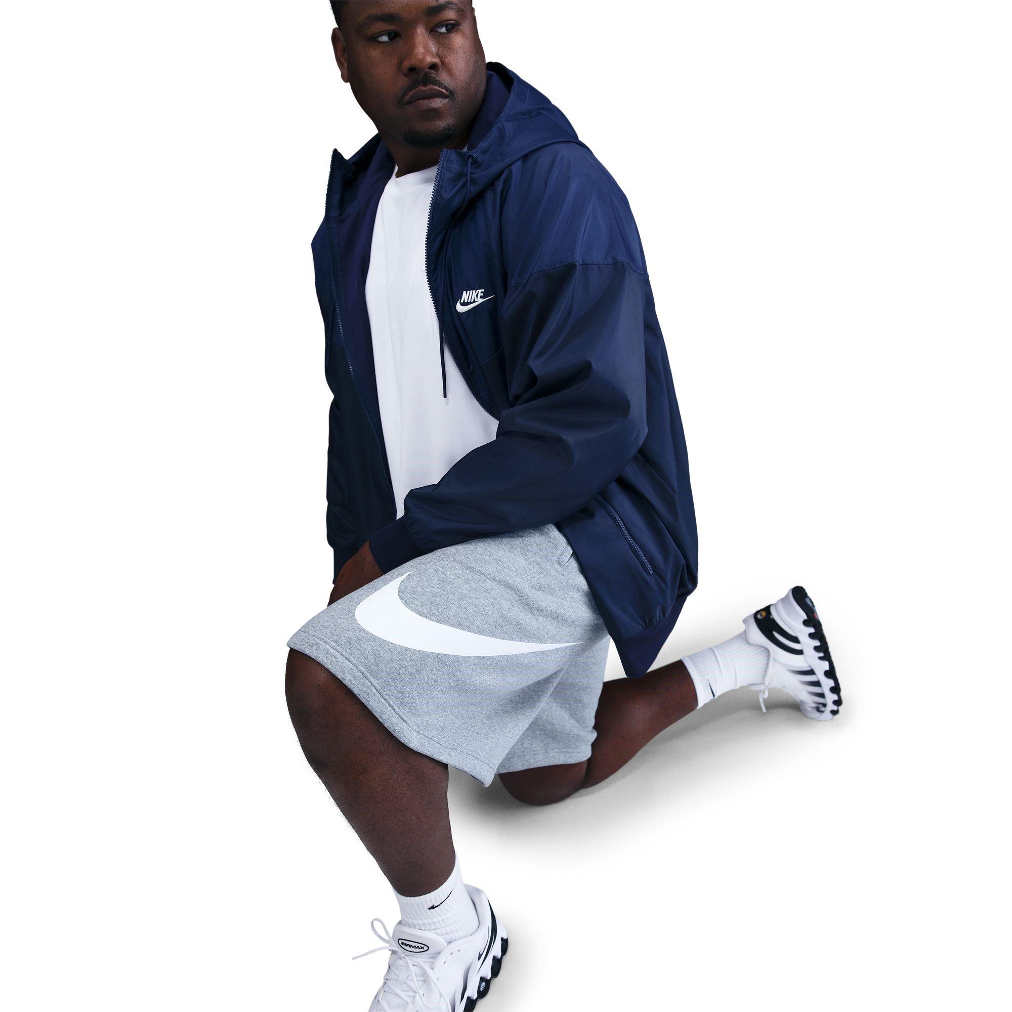 Tamno sive/bijele - Nike - Sportswear Club Men's Graphic Shorts - 10