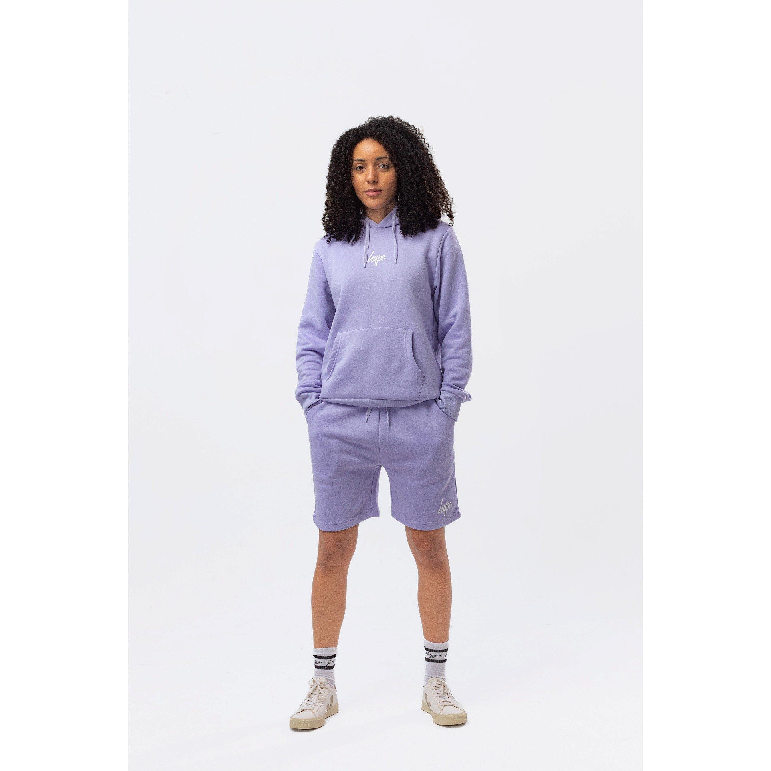 Purple - Hype - Men's Fleece Jogger Shorts - 2