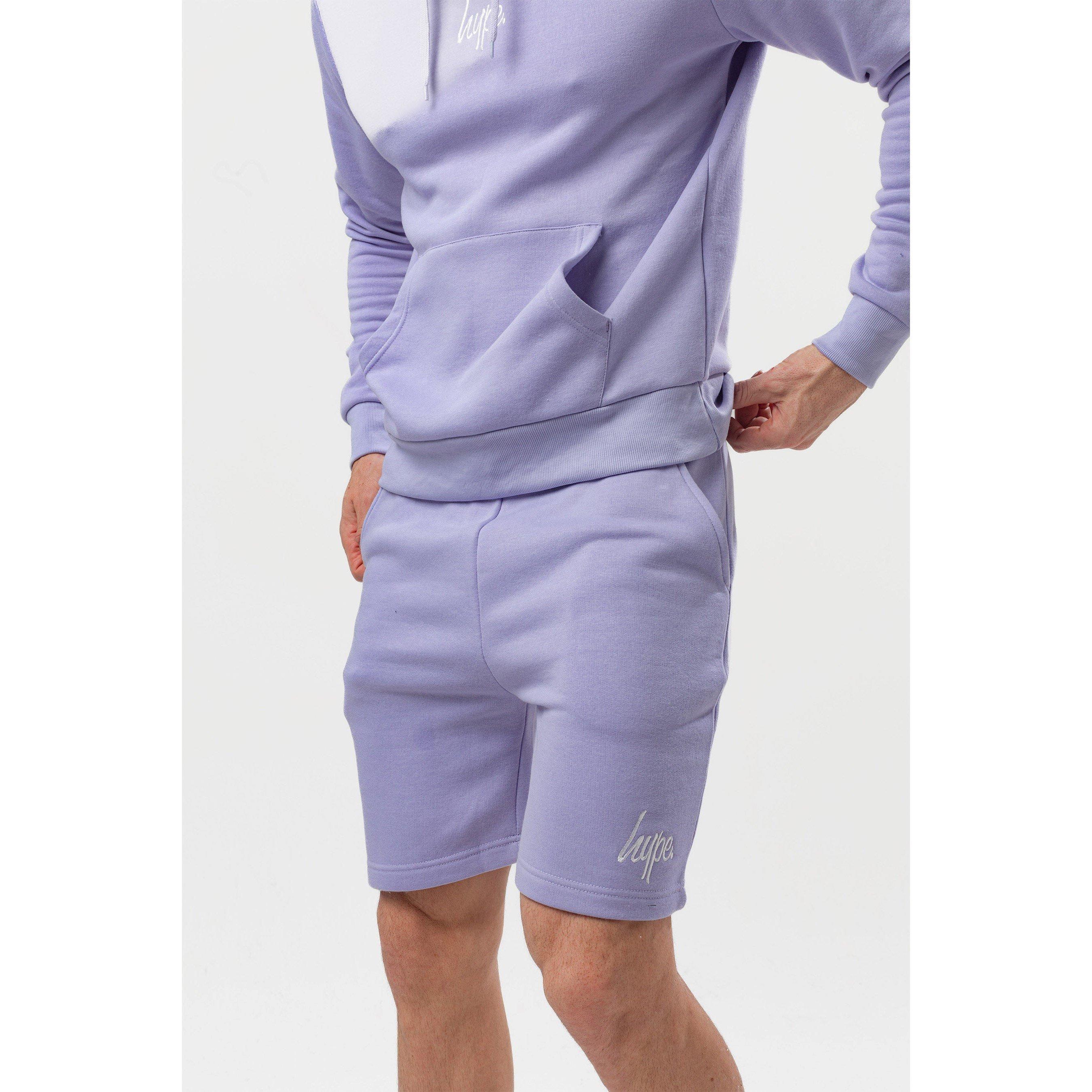 Purple - Hype - Men's Fleece Jogger Shorts - 5