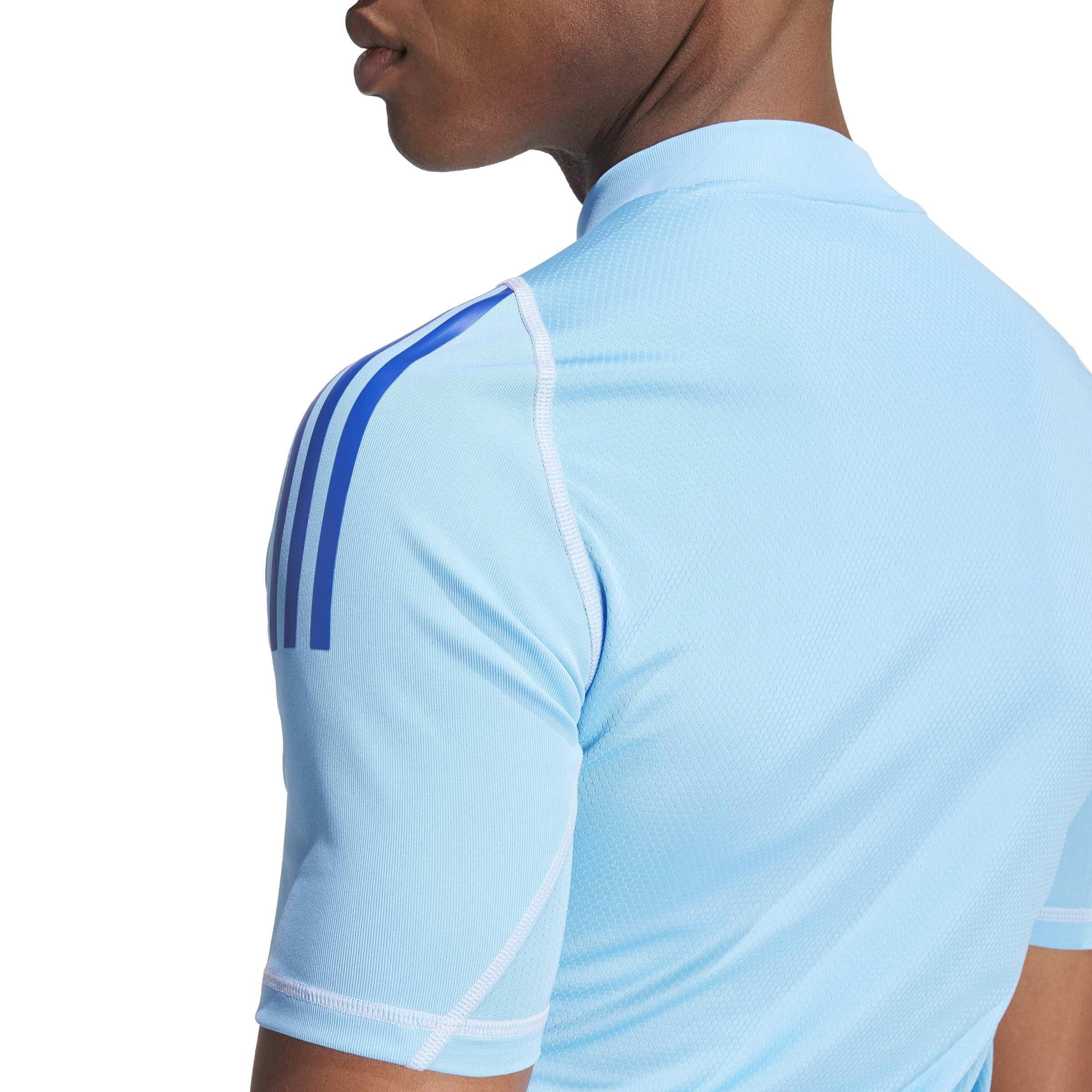 Semi Blue Burst - adidas - Fleece Jogger Shorts - 8