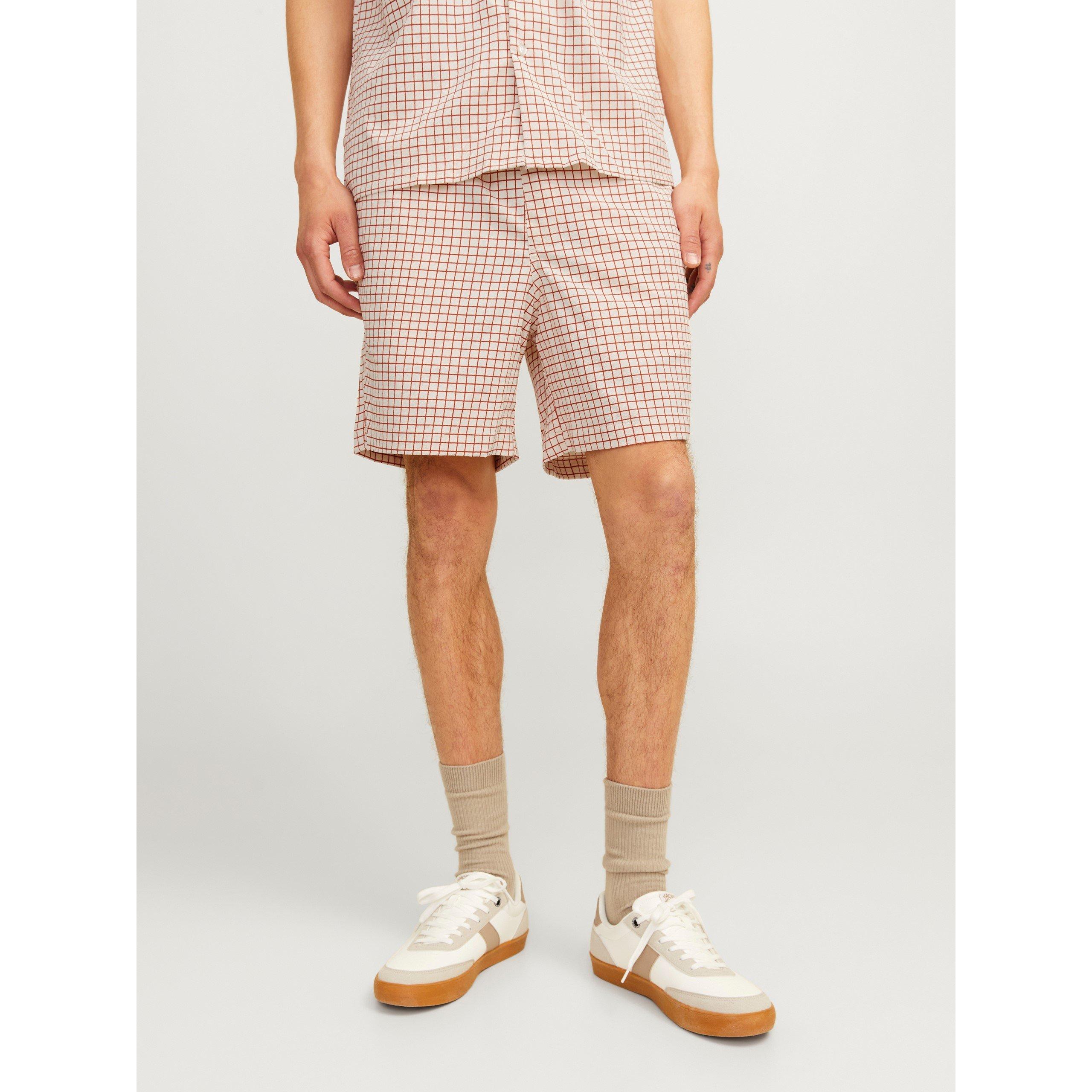 Jack And Jones Men's Fleece Jogger Shorts - Moonbeam - M