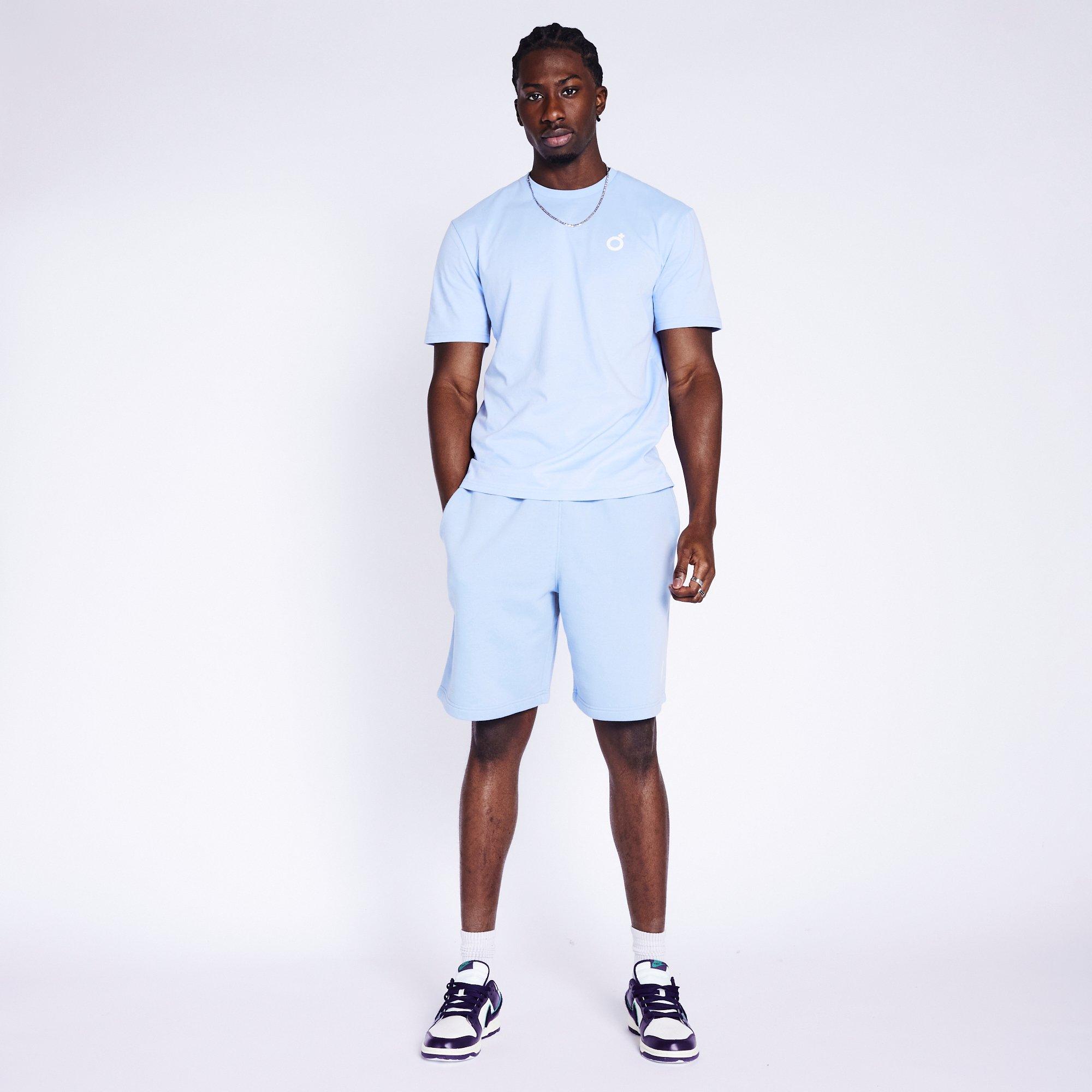 Dusty Blue - Blood Brother - BB Core Fleece Jogger Shorts - 2