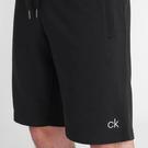 Noir - Roman Curve Floral Print Wrap Dress - CK Golf Terry Shorts - 4
