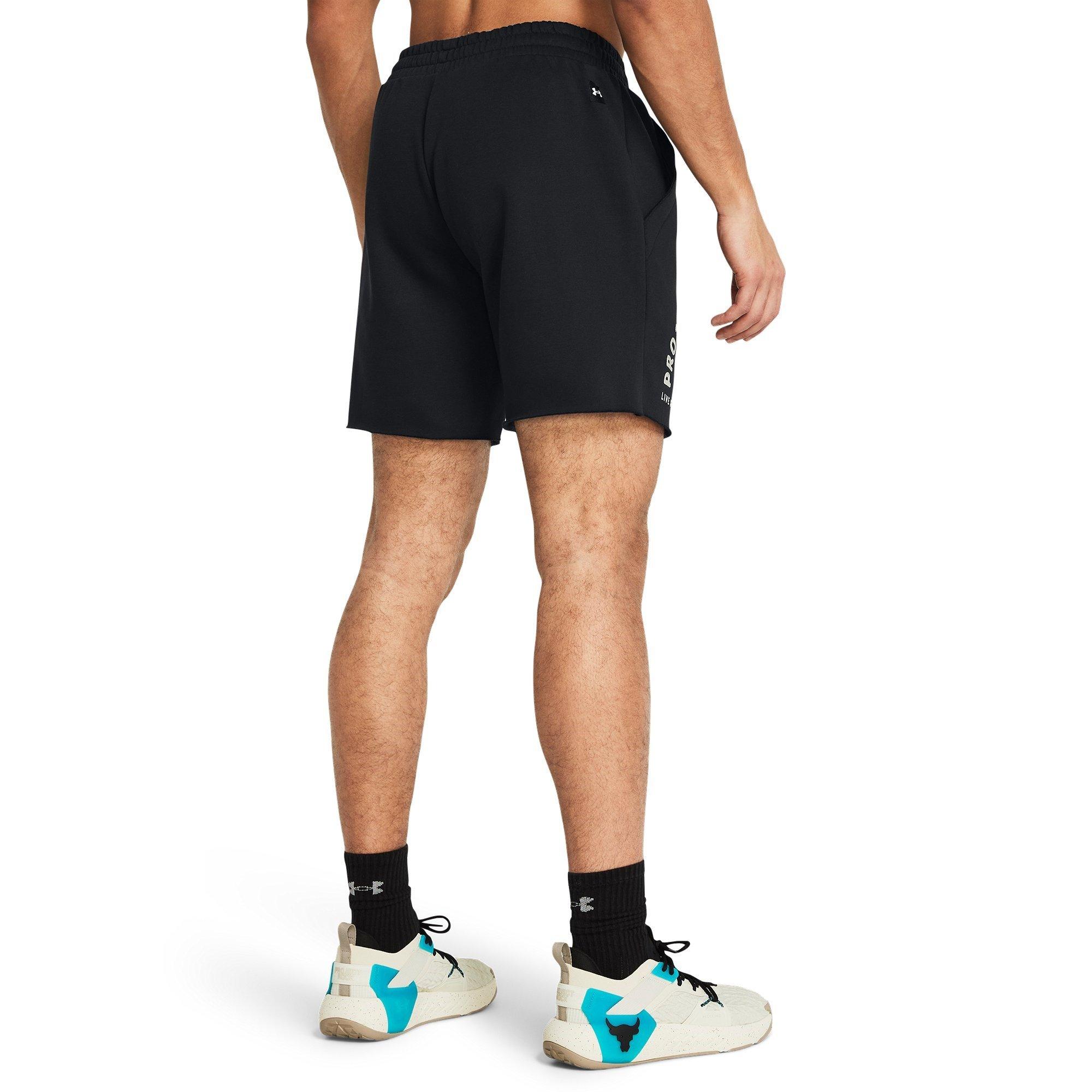 Black - Under Armour - Icon Fleece Jogger Shorts - 3