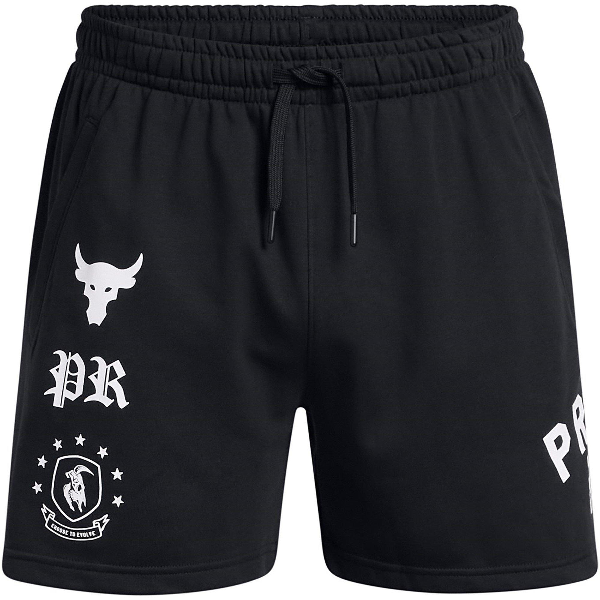 Under Armour Men's Terry Fleece Jogger Shorts - Black - XS