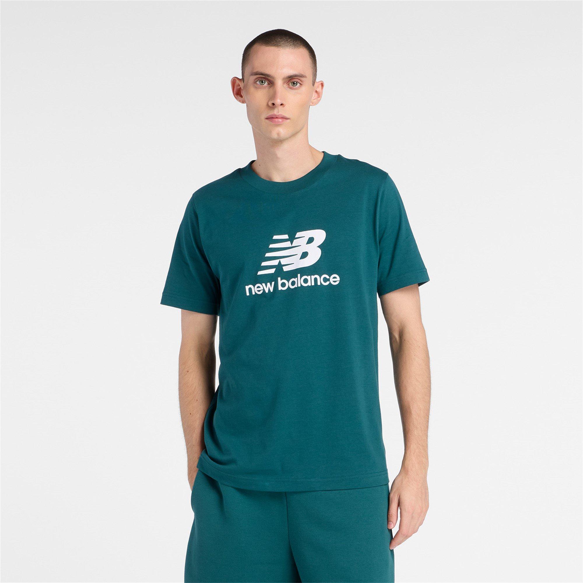 New Balance Men's Fleece Jogger Shorts - Green - XL