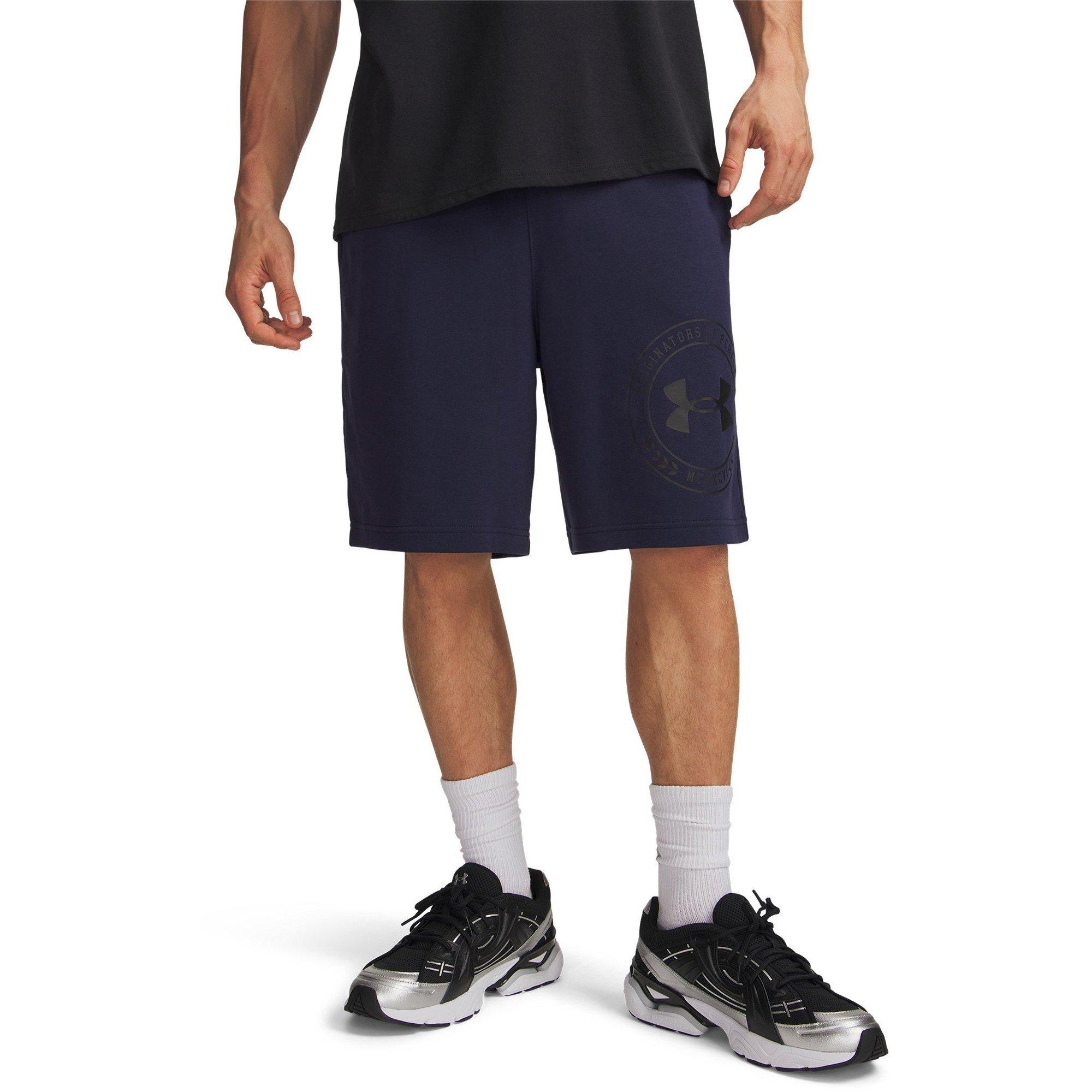 Under Armour Men's Fleece Jogger Shorts - Navy/Black - 2XL