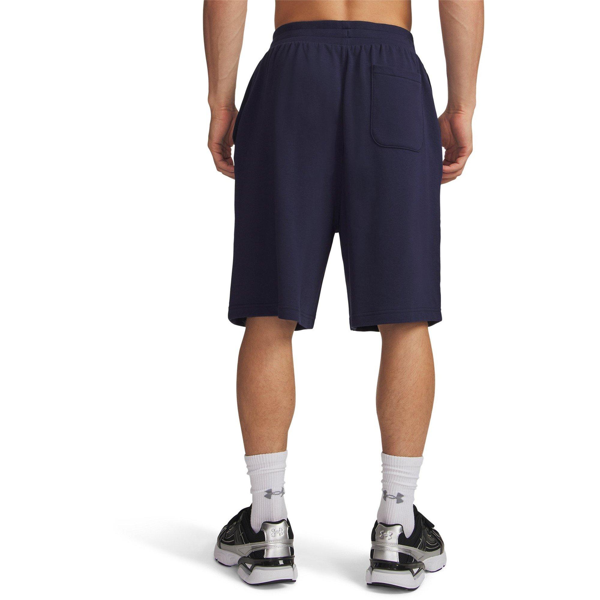 Azul Marino/Negro - Under Armour - Men's Fleece Jogger Shorts - 2