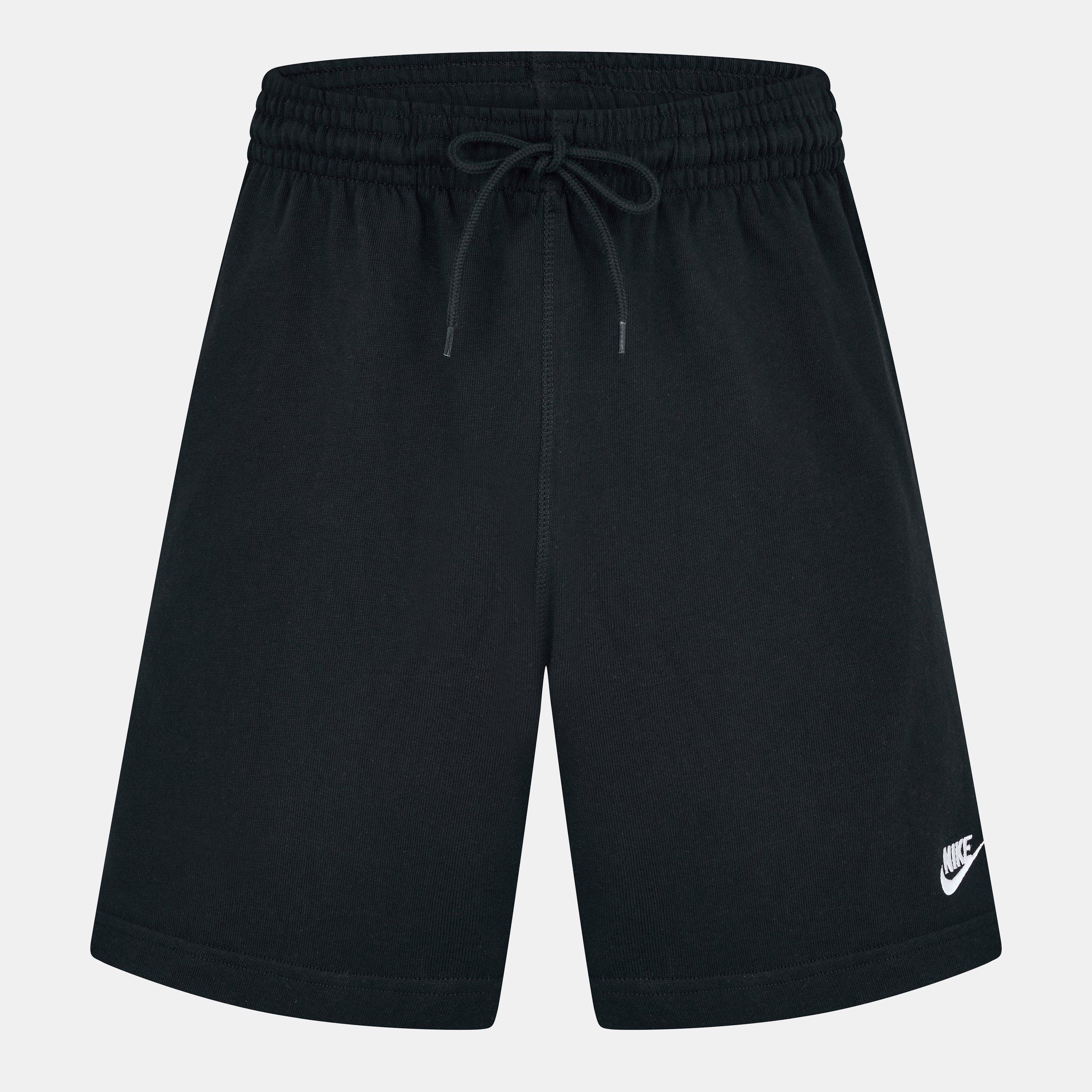 mens black nike sweat shorts