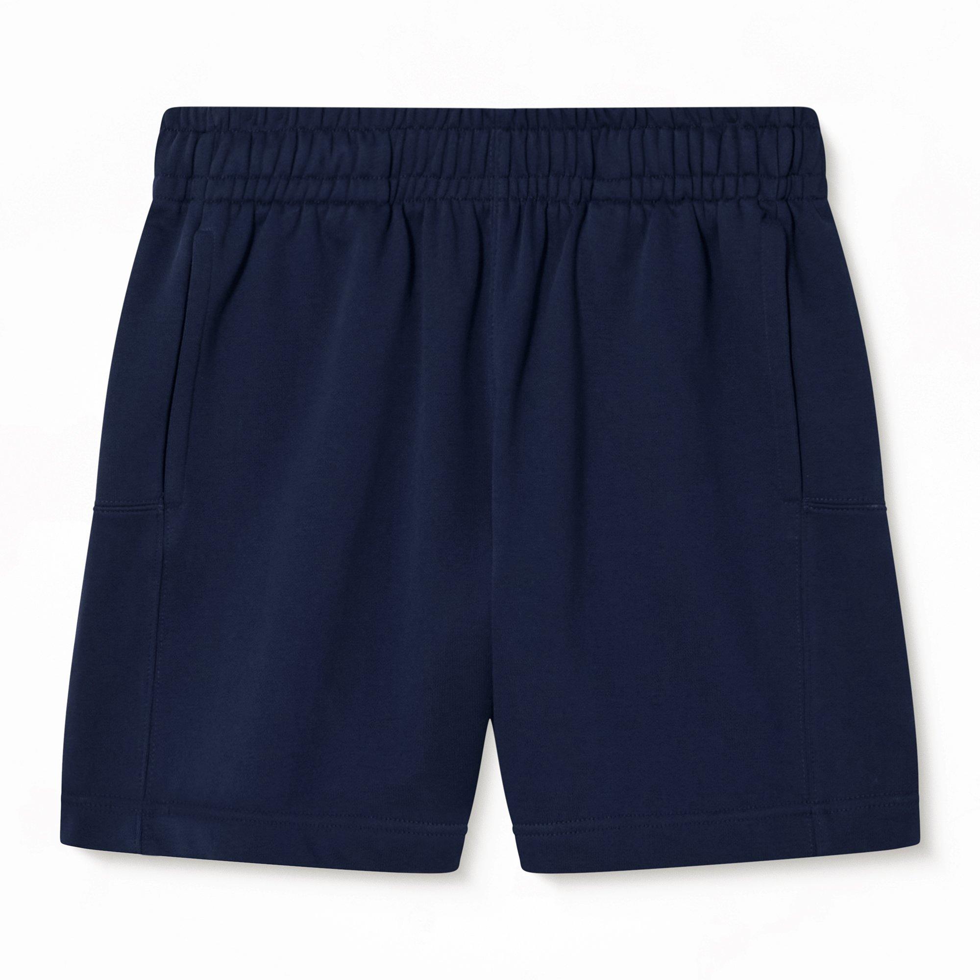 Navy - Ellesse - Men's Fleece Jogger Shorts - 1