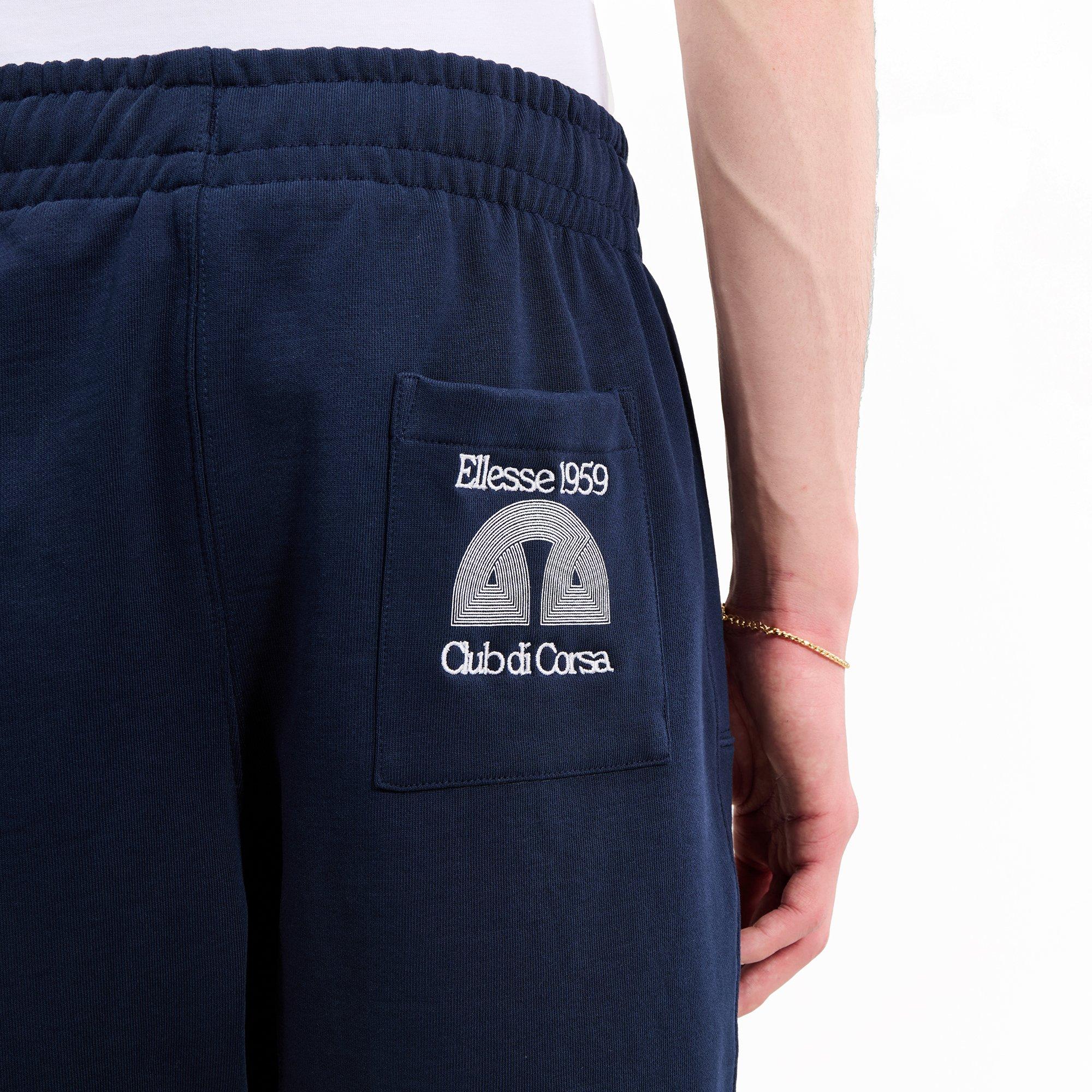 Marine - Ellesse - Men's Fleece Jogger Shorts - 4