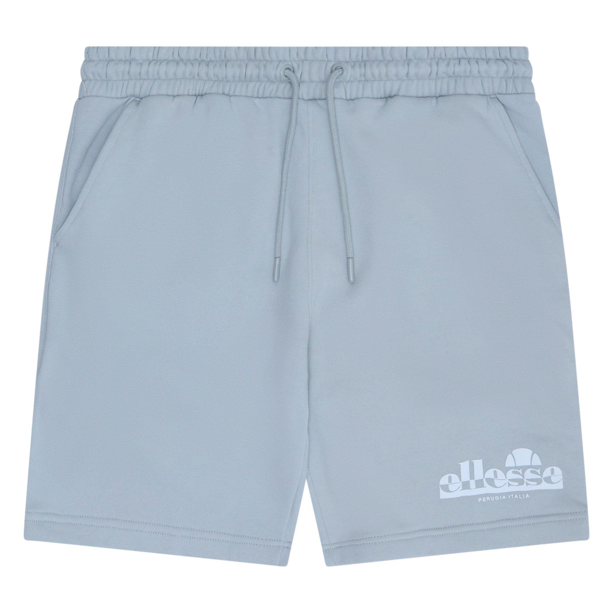 Ellesse Men's Fleece Jogger Shorts - Light Grey - Large