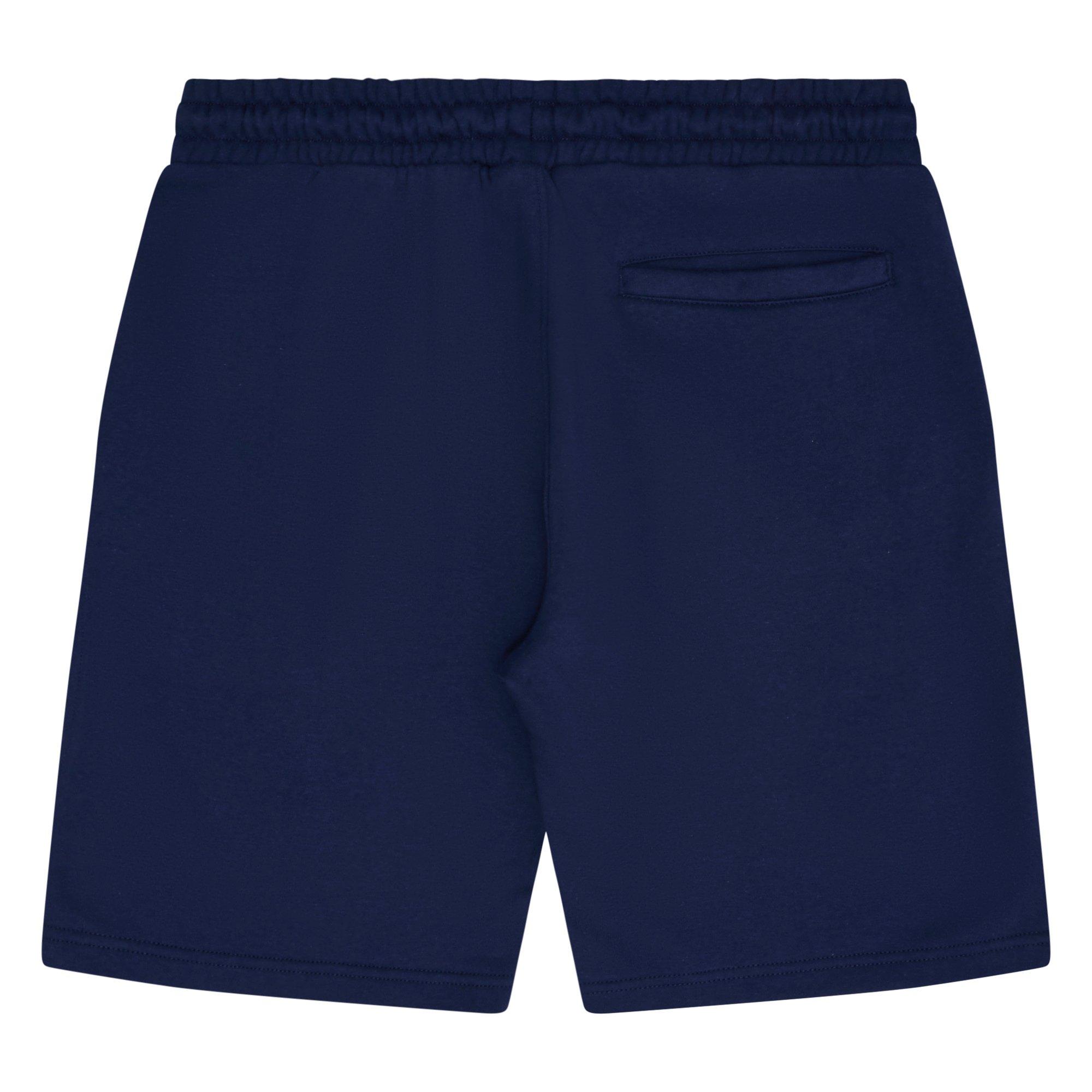 Navy - Ellesse - Men's Fleece Jogger Shorts - 2