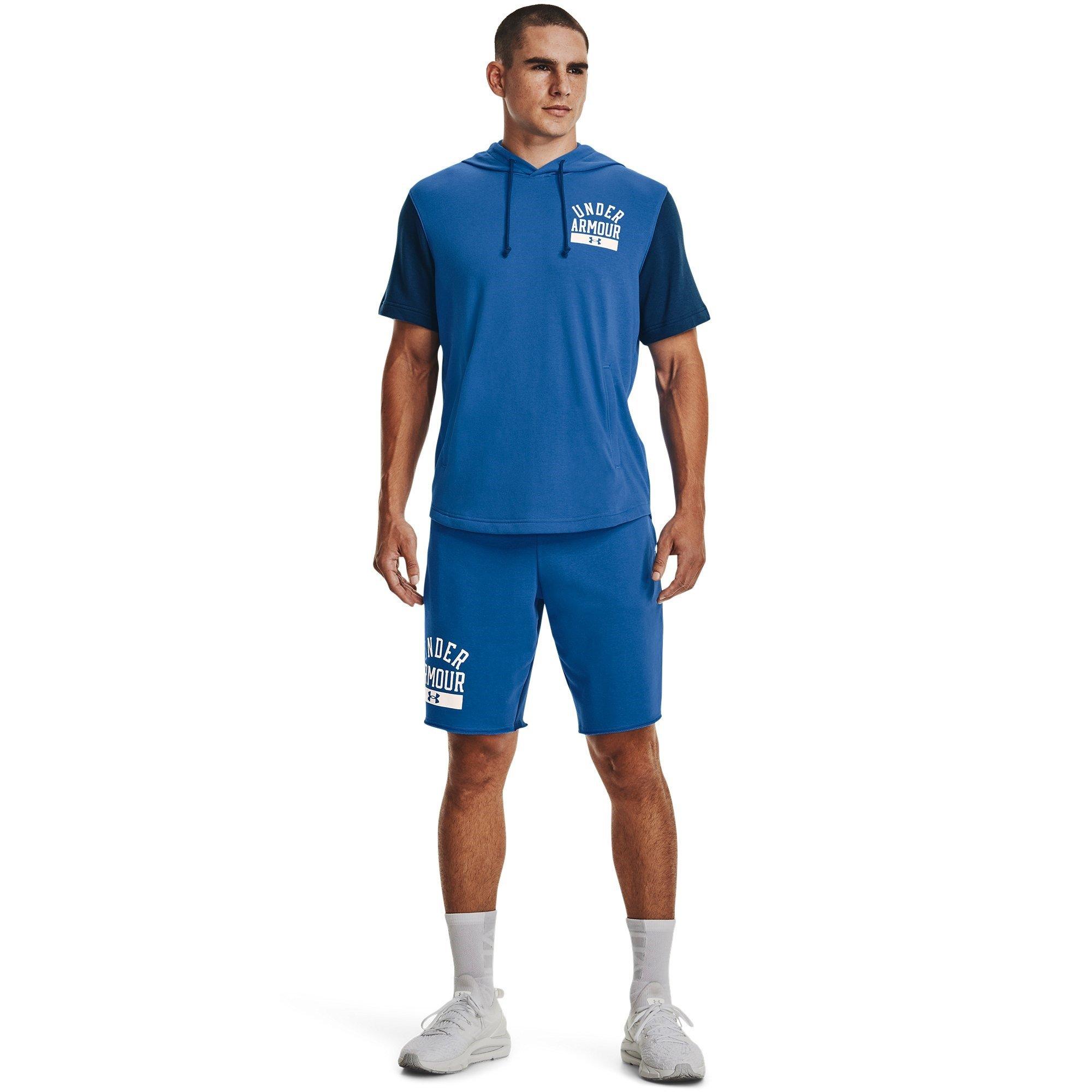 Blu - Under Armour - Armour Rival Terry Shorts Mens - 4