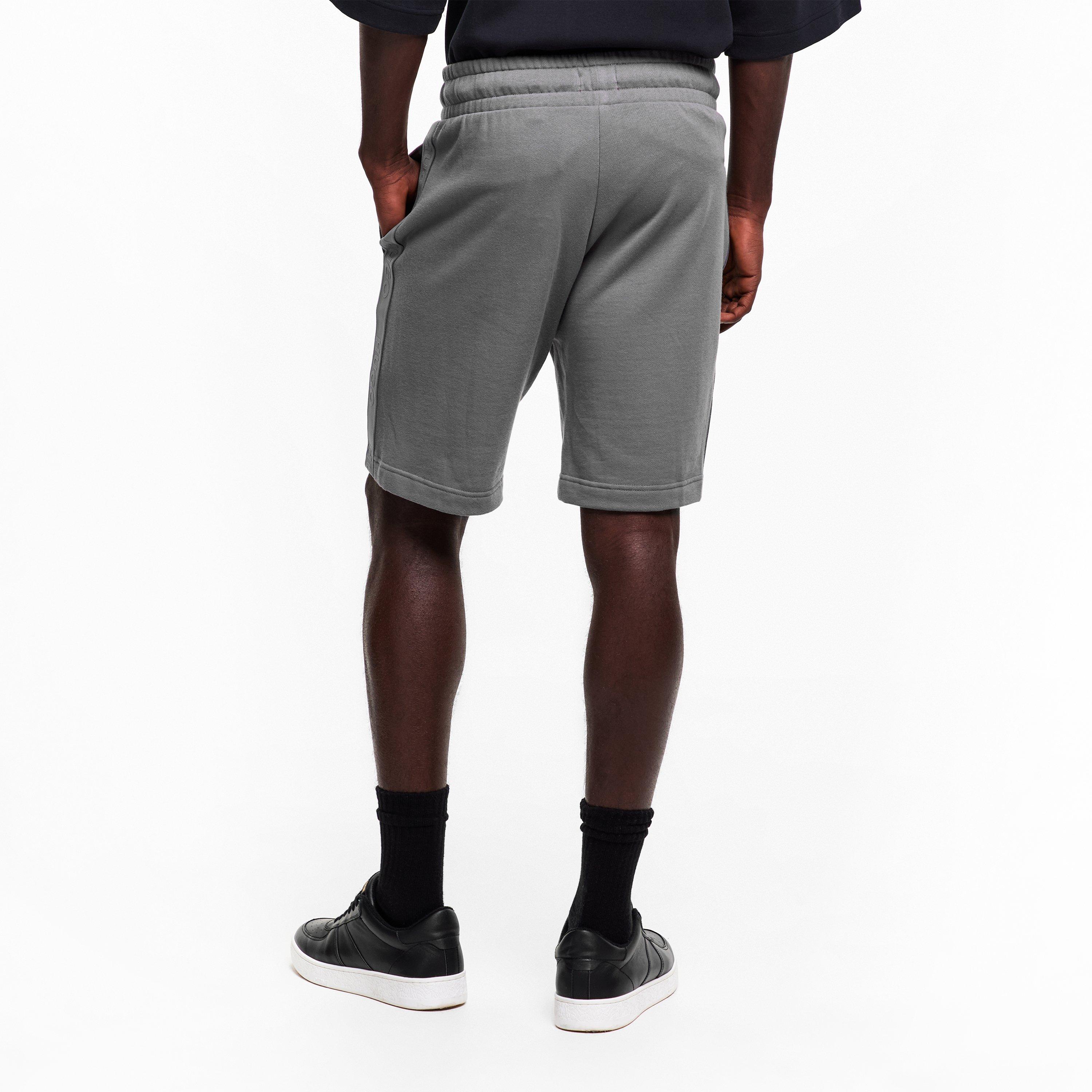 Medium Grey 034 - Hugo - Boss Sporty Logo Shorts - 4