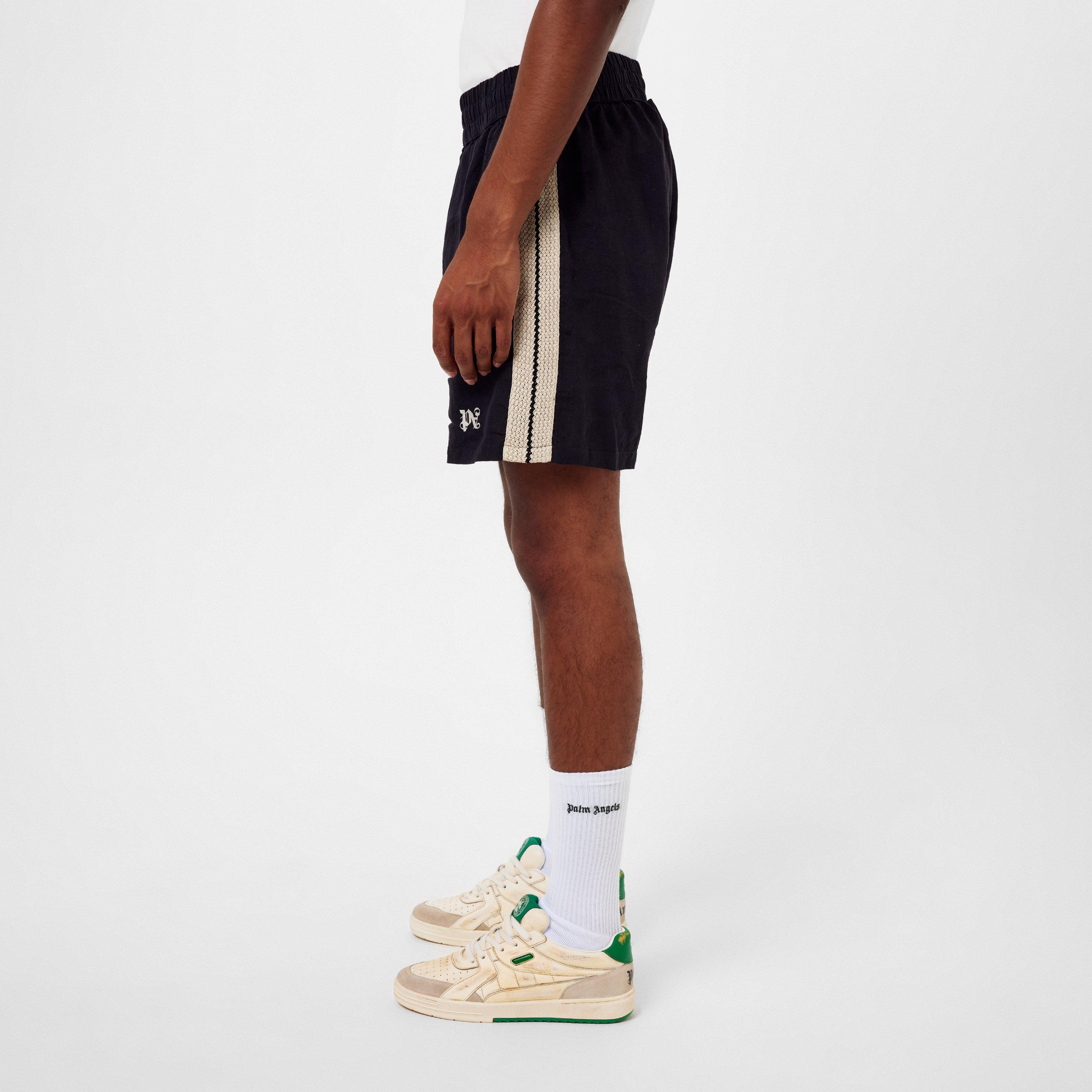 Blk Wht 1003 - Palm Angels - Pa Track Shorts - 5