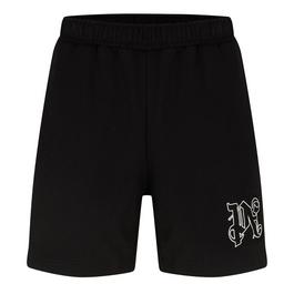 Palm Angels Embroidered Logo Shorts