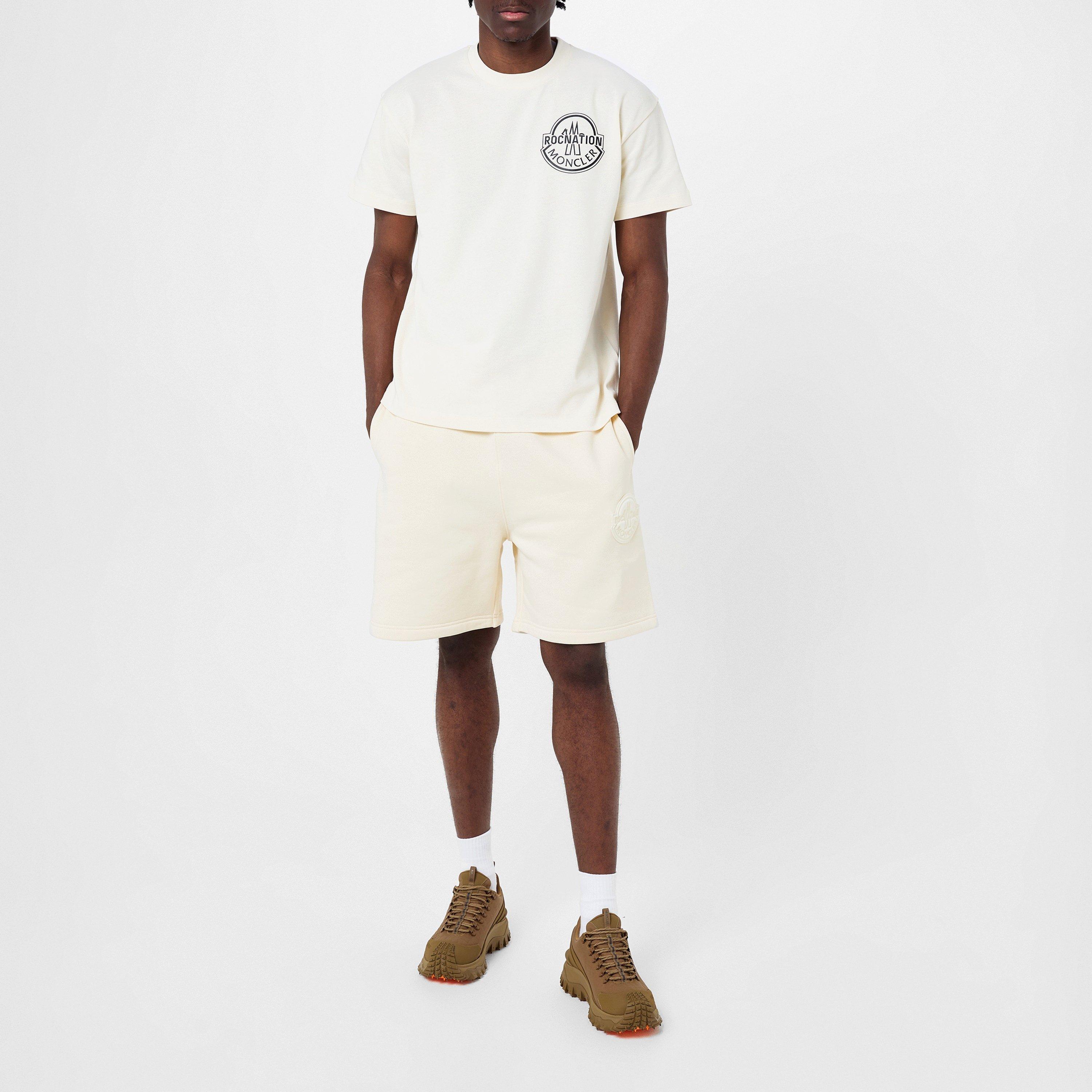 White O38 - Moncler X Roc Nation Jay-Z - Logo Shorts - 4
